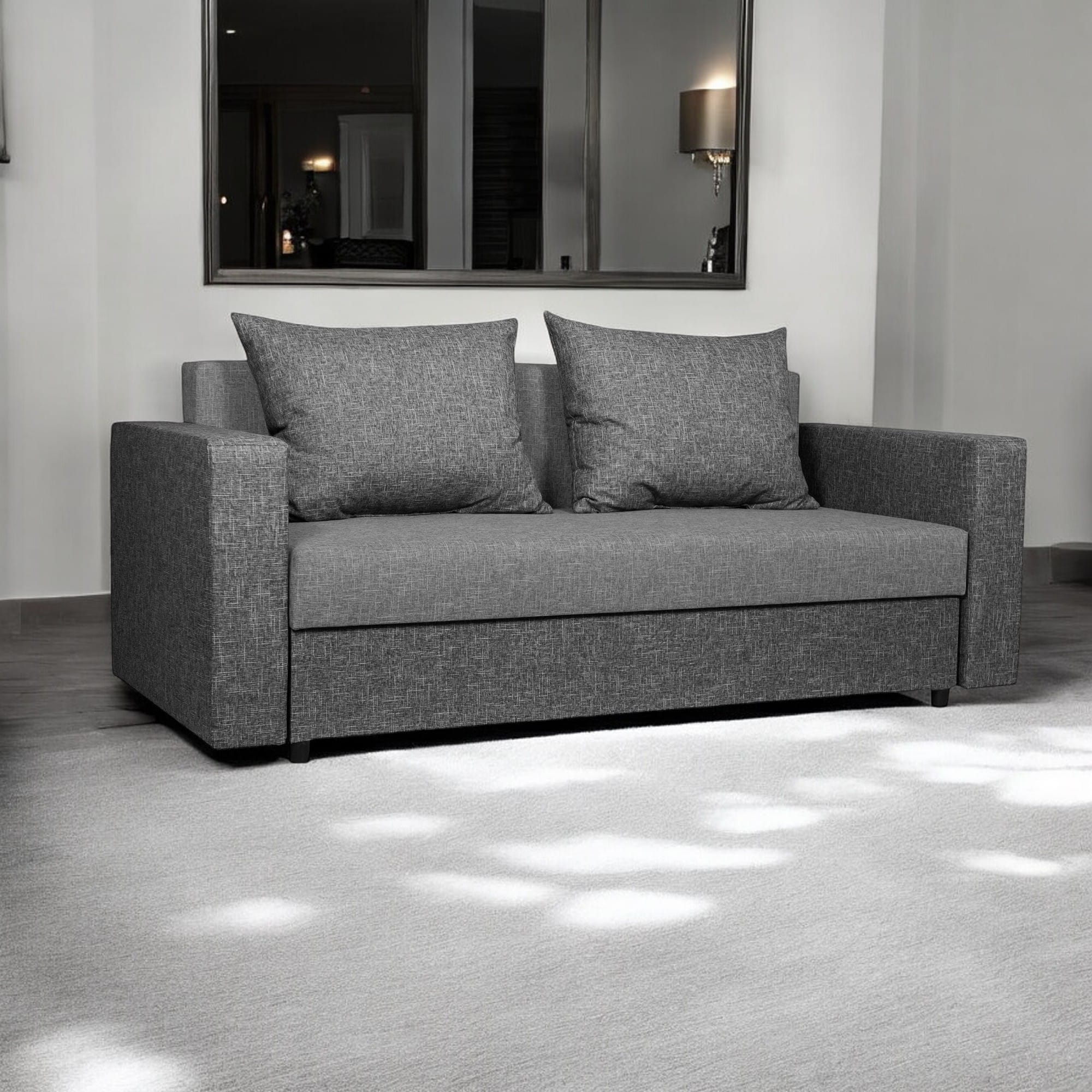 Sofa Bed Fulu Combination of light and dark gray — photo 1