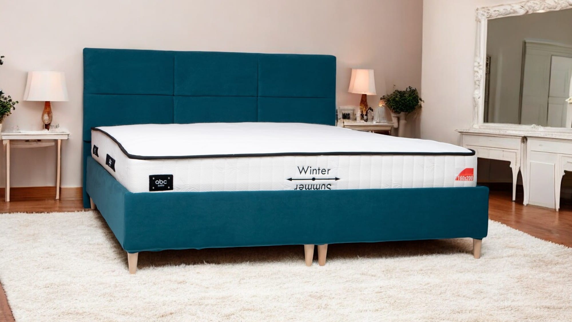 Gulta ar kasti Lizi Classic Krēms 120 - 1