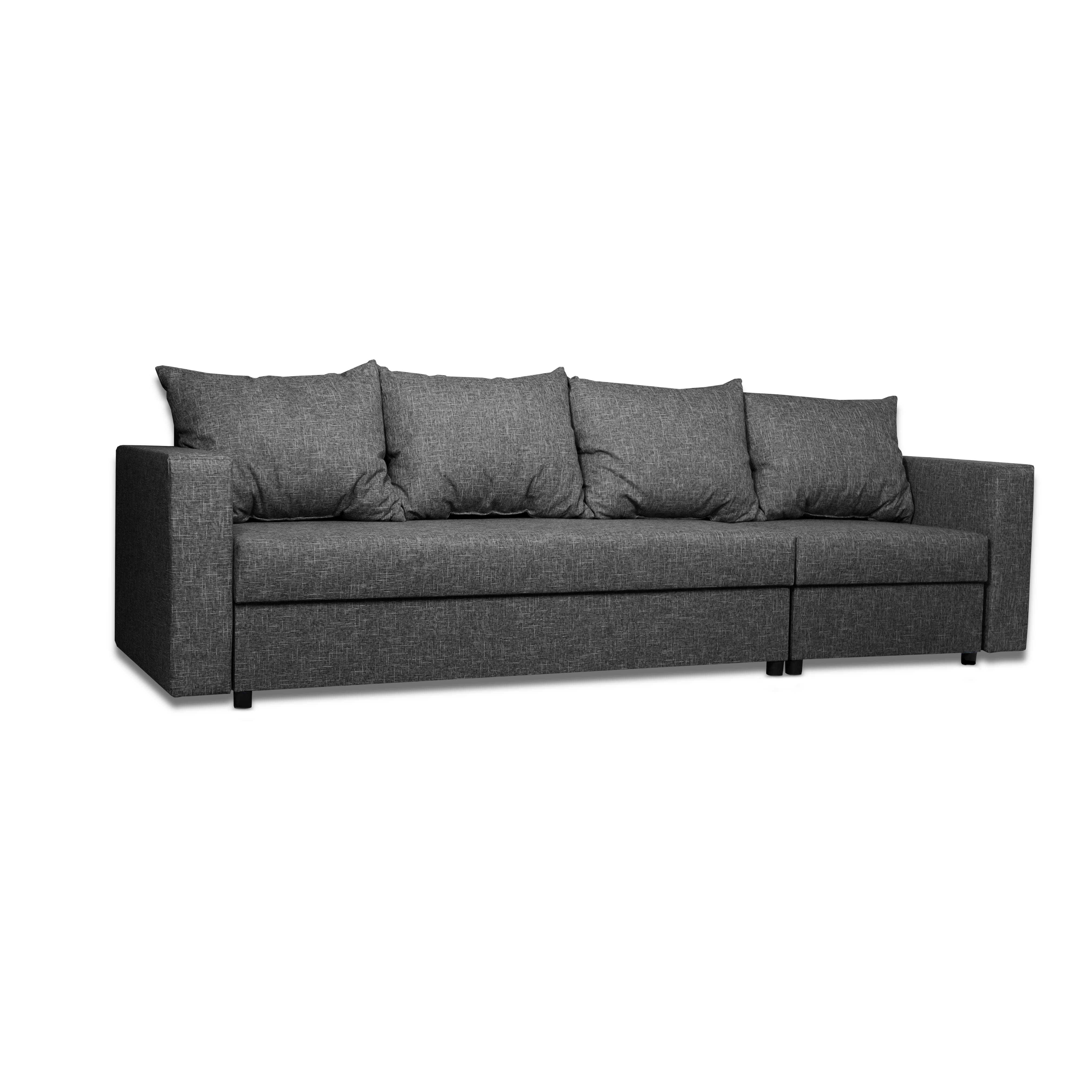 Stūra dīvāns Lona Grafīta XL (160cm) - 2