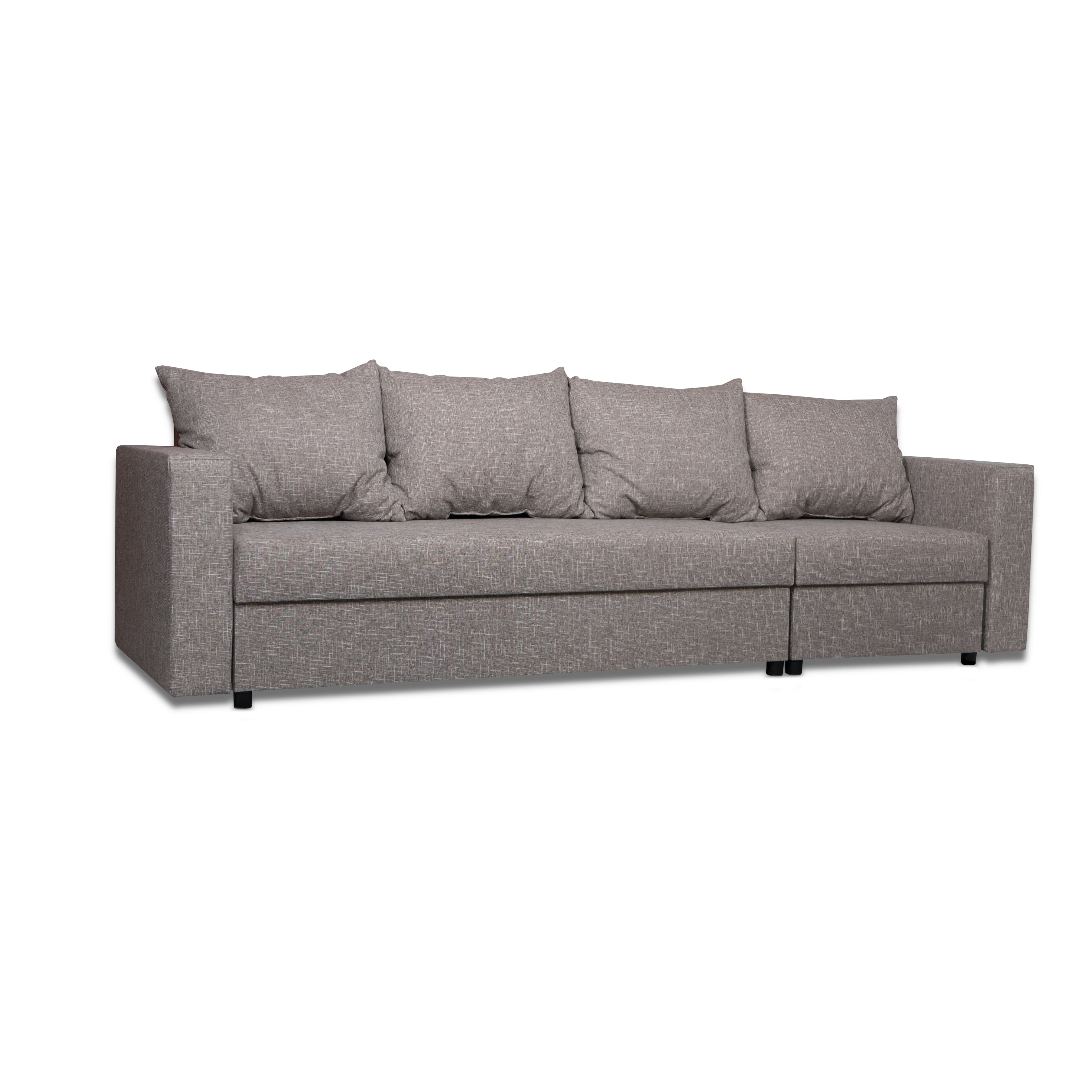 Stūra dīvāns Lona Bēšs-pelēks XL (160cm) - 2
