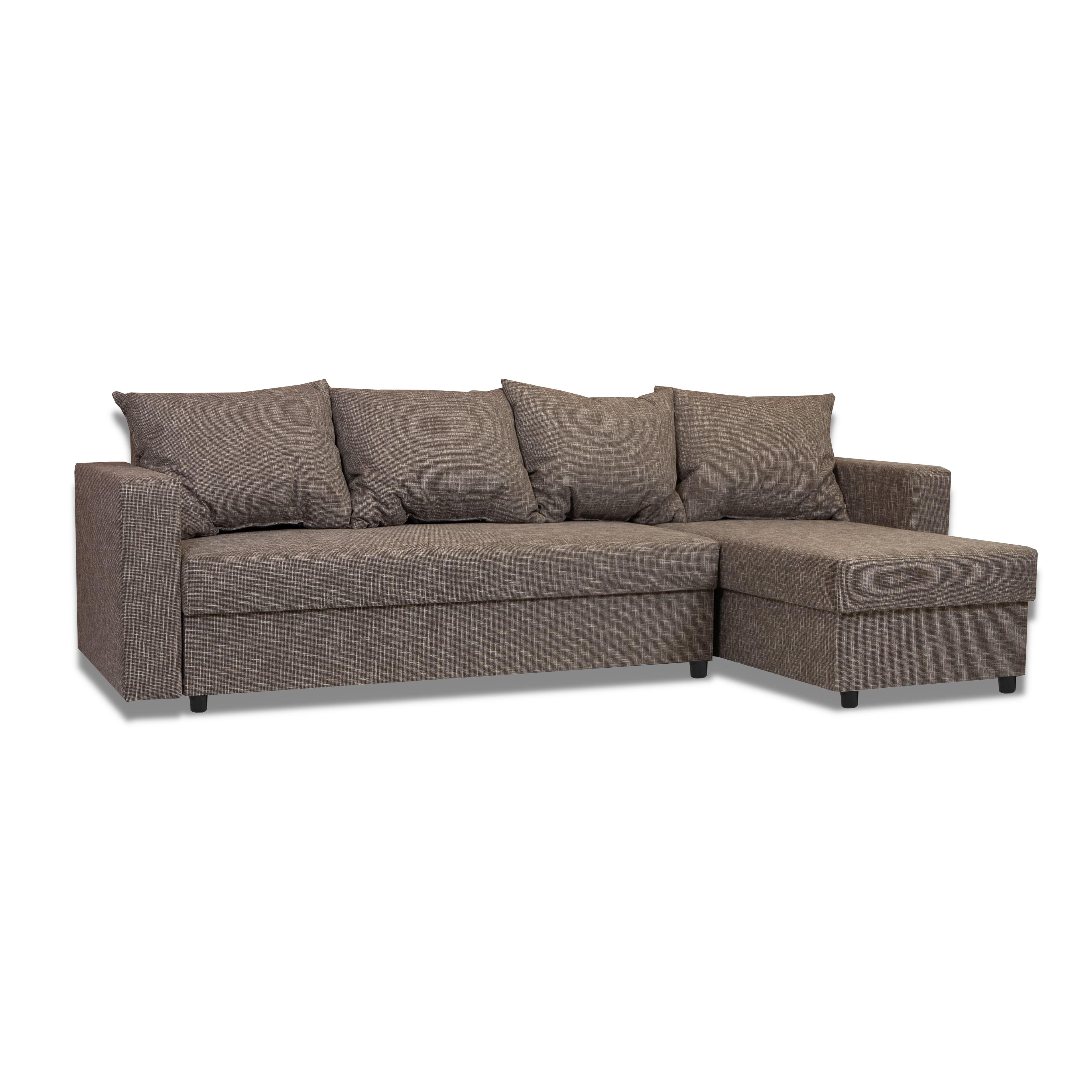 Stūra dīvāns Lugan+ Tumši bēšs XL (160cm) - 4
