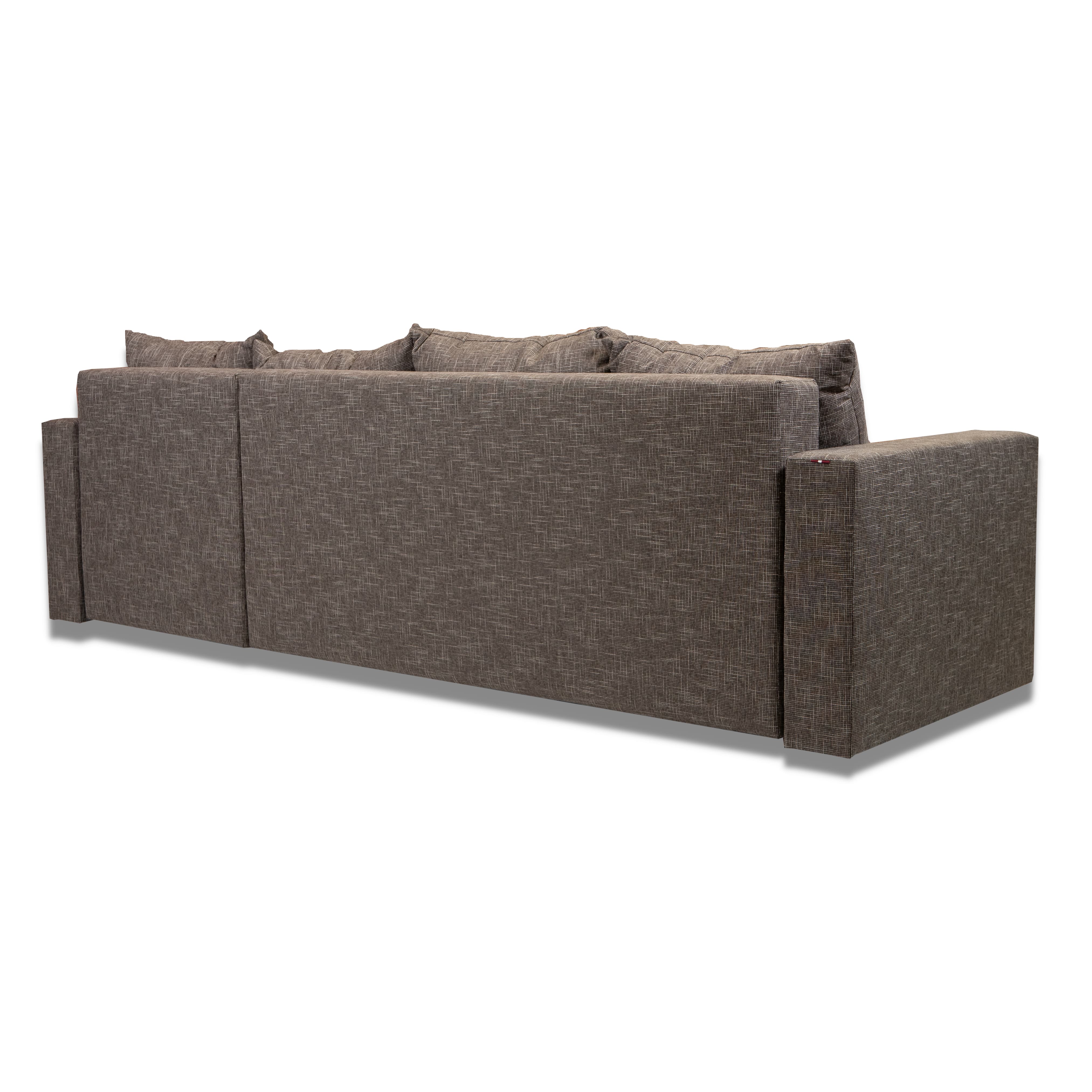 Stūra dīvāns Lugan+ Tumši bēšs XL (160cm) — foto 12