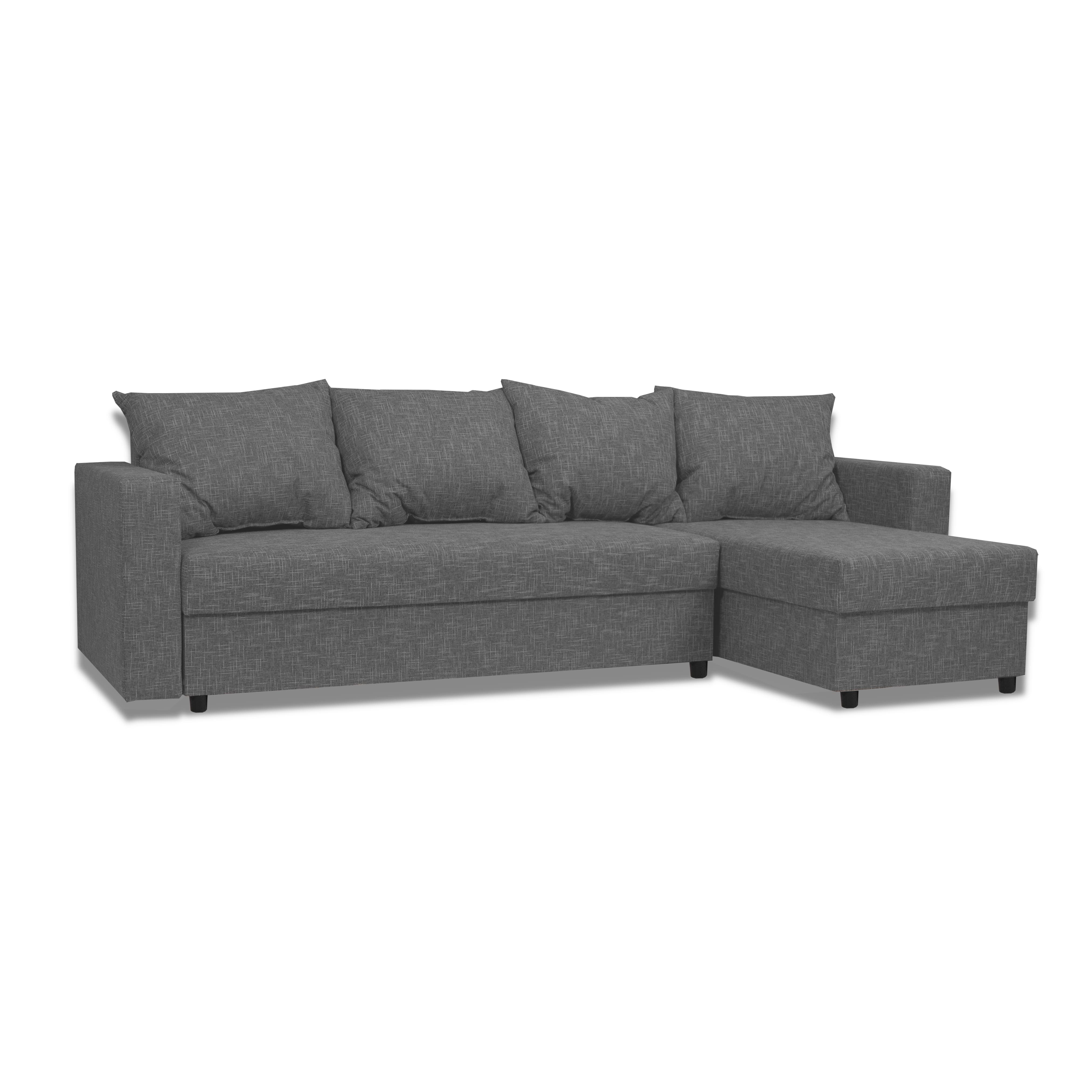 Stūra dīvāns Lugan+ Gaiši pelēka XL (160cm) - 4