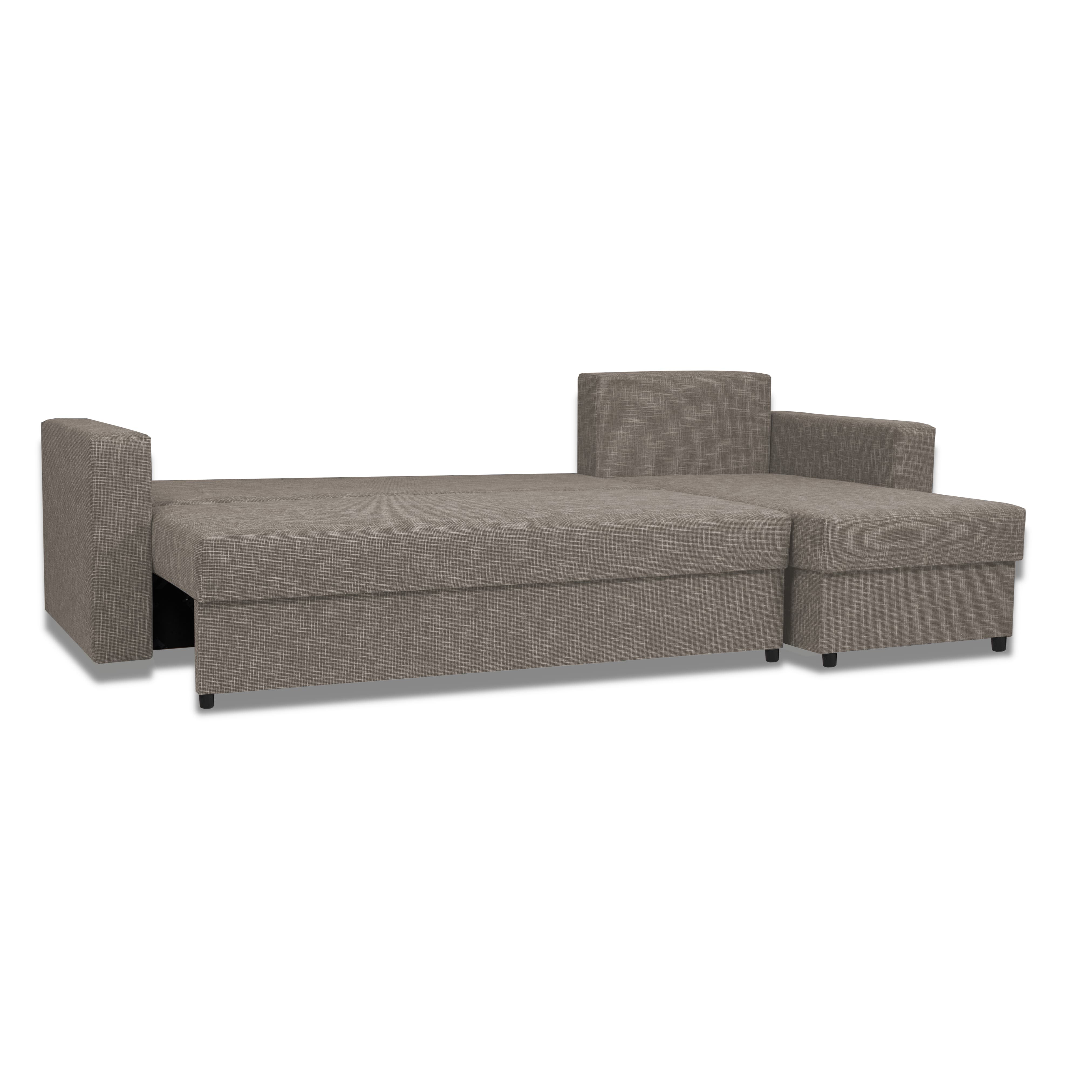 Stūra dīvāns Lugan+ Bēšs-pelēks XL (160cm) — foto 7