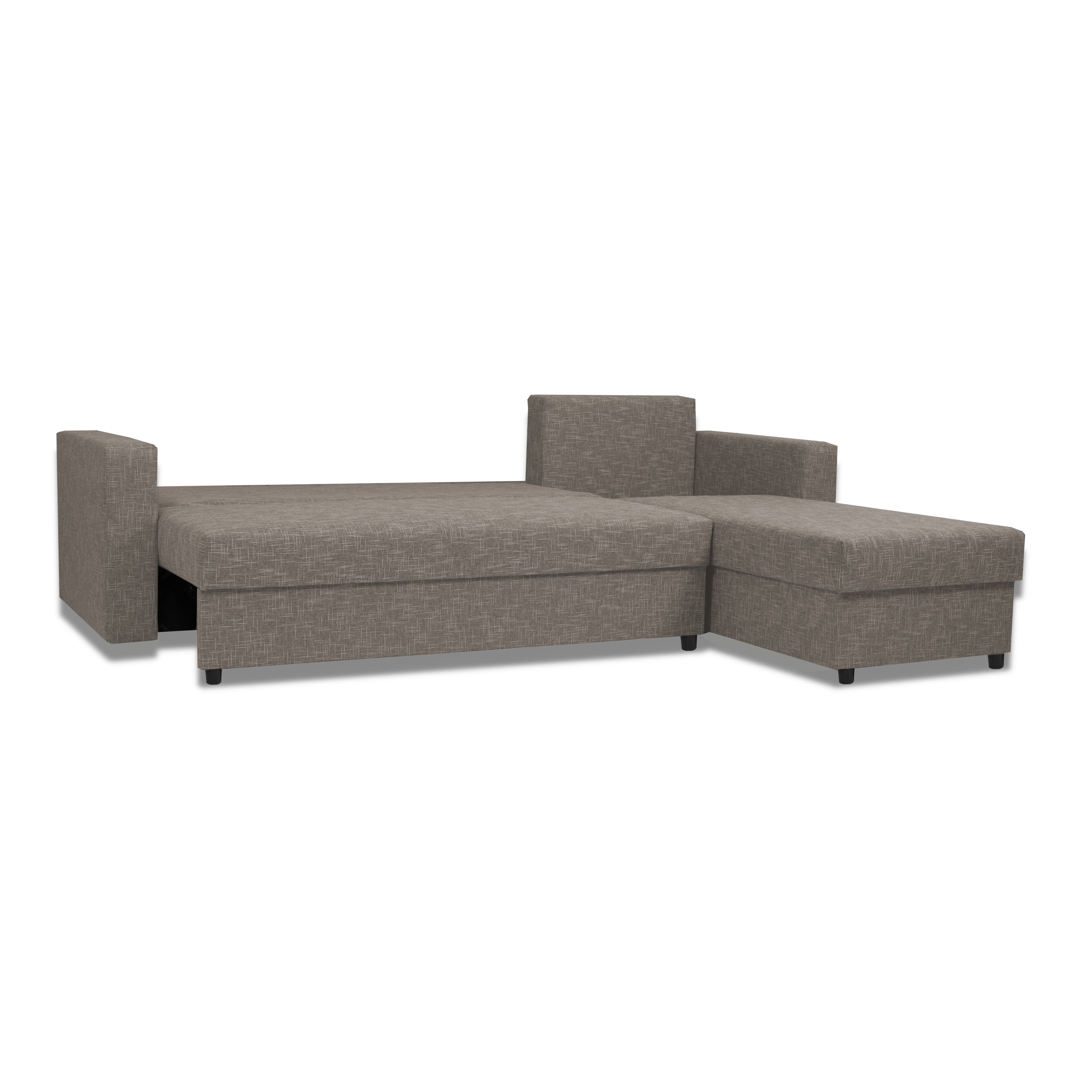 Stūra dīvāns Lugan+ Bēšs-pelēks XL (160cm) — foto 8