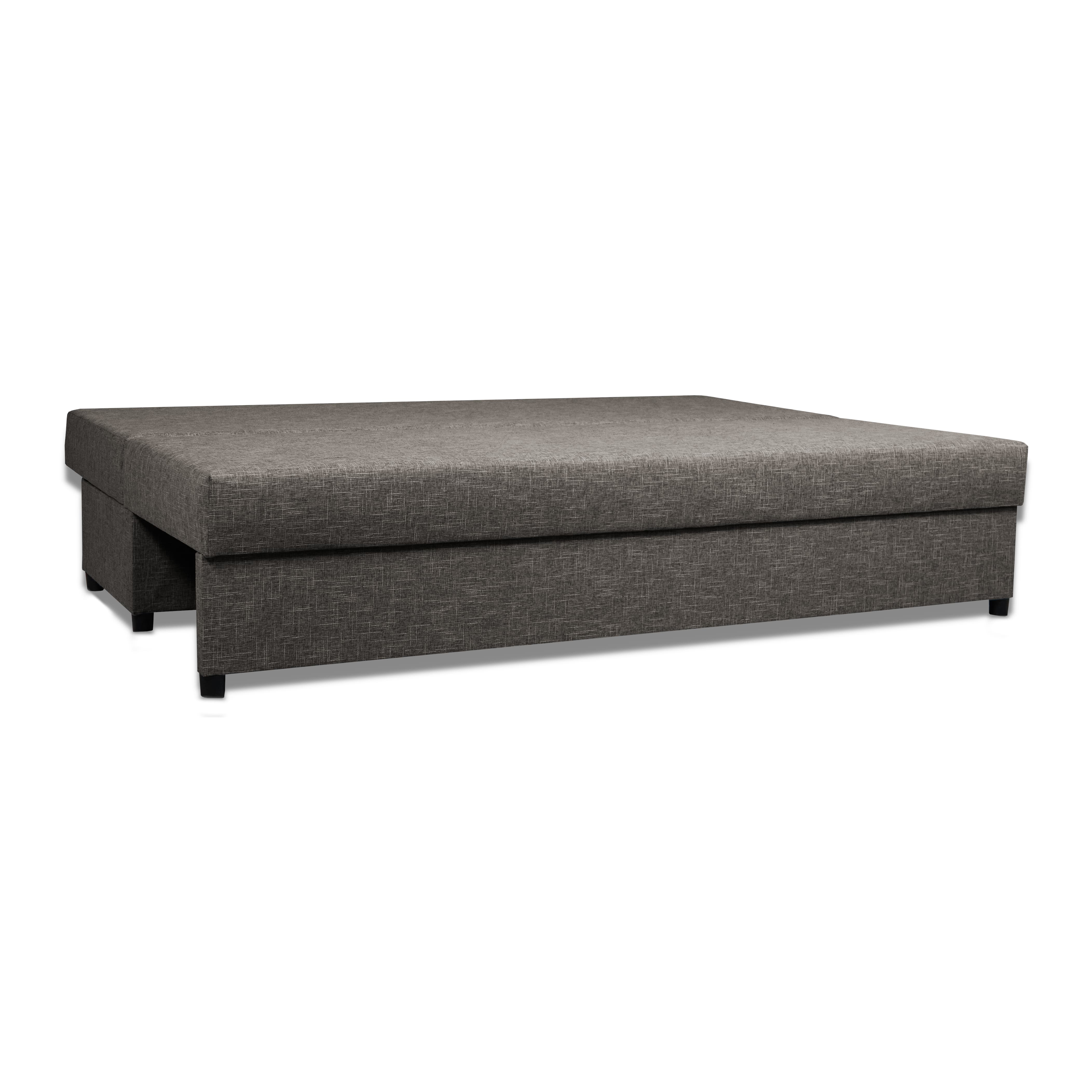 Dīvāns–Gulta Mini Tumši bēšs XL (160cm) — foto 5