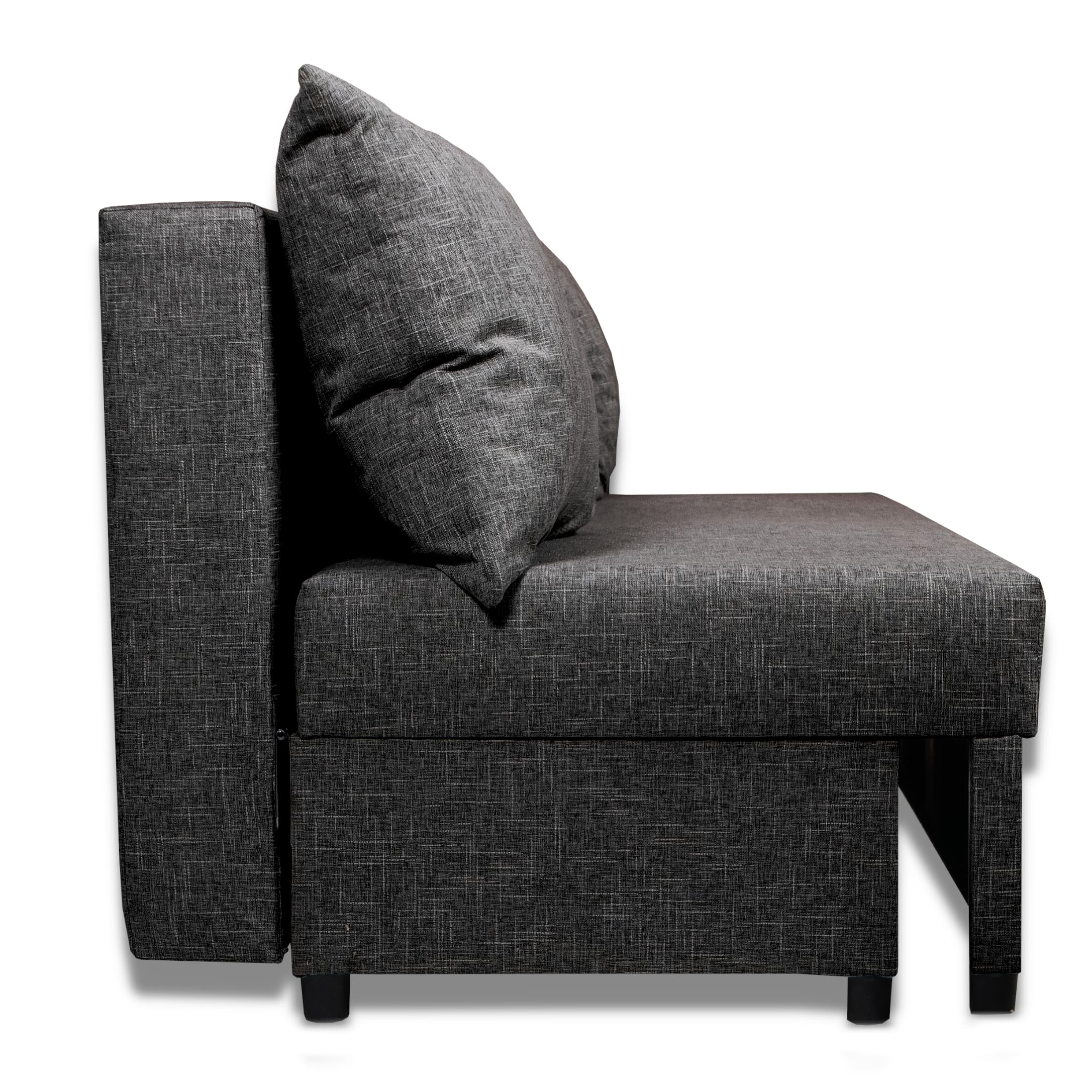 Dīvāns–Gulta Mini Grafīta XL (160cm) — foto 7
