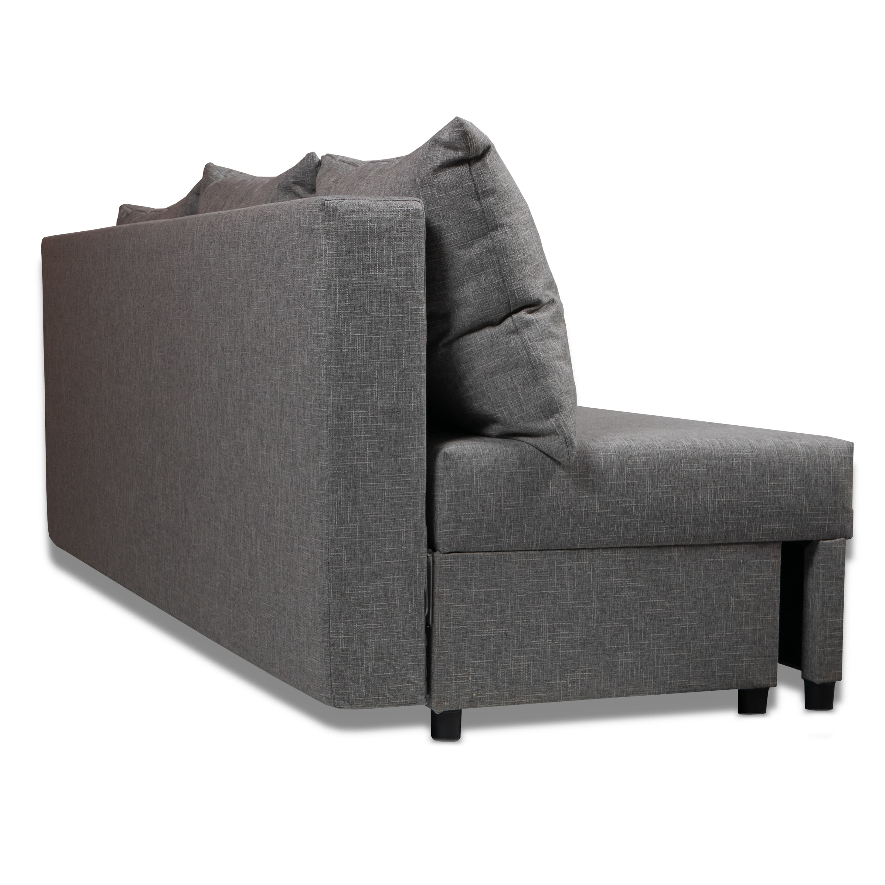 Dīvāns–Gulta Mini Gaiši pelēka XL (160cm) — foto 8