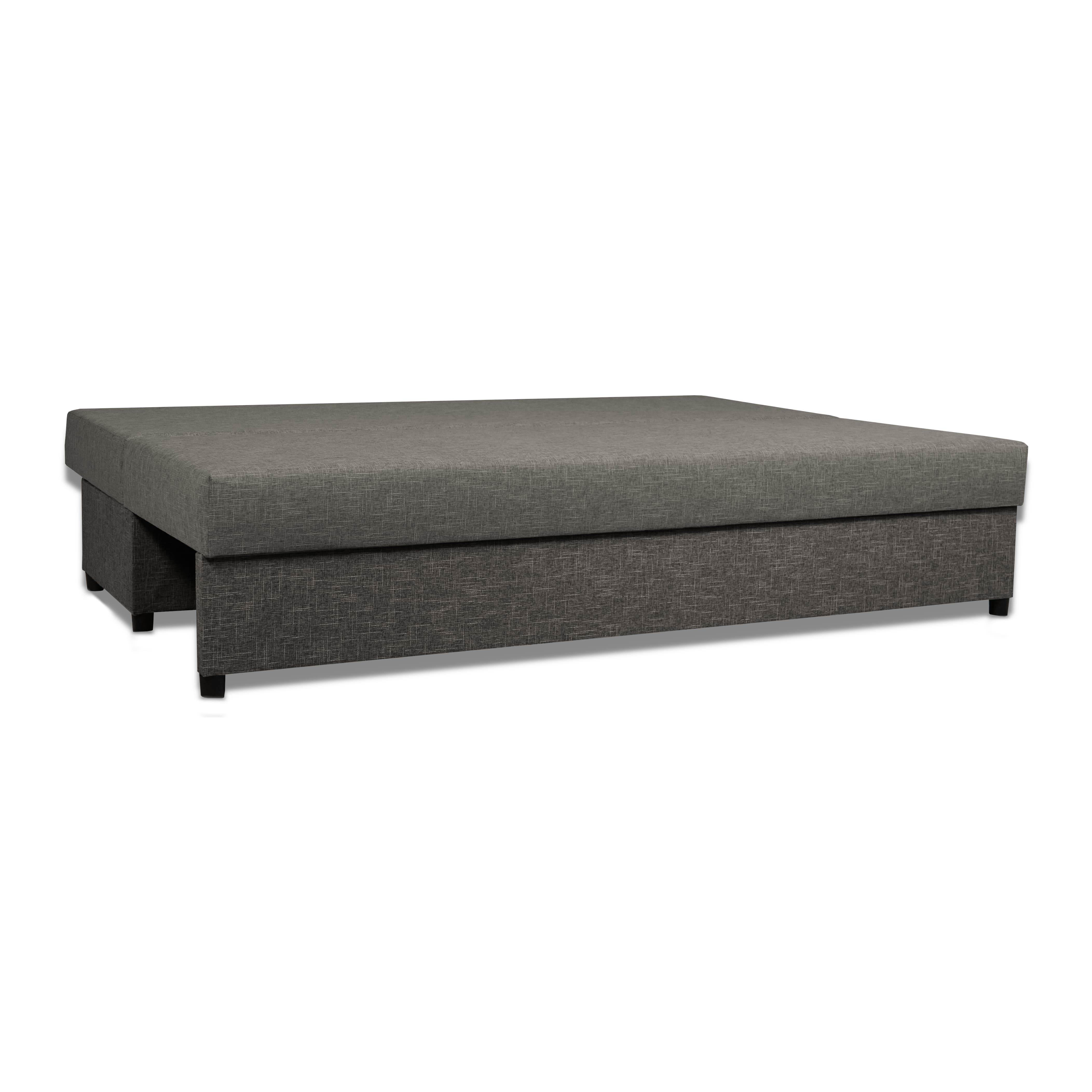 Dīvāns–Gulta Mini Kombinēts gaišs+tumši bēšs XL (160cm) — foto 5