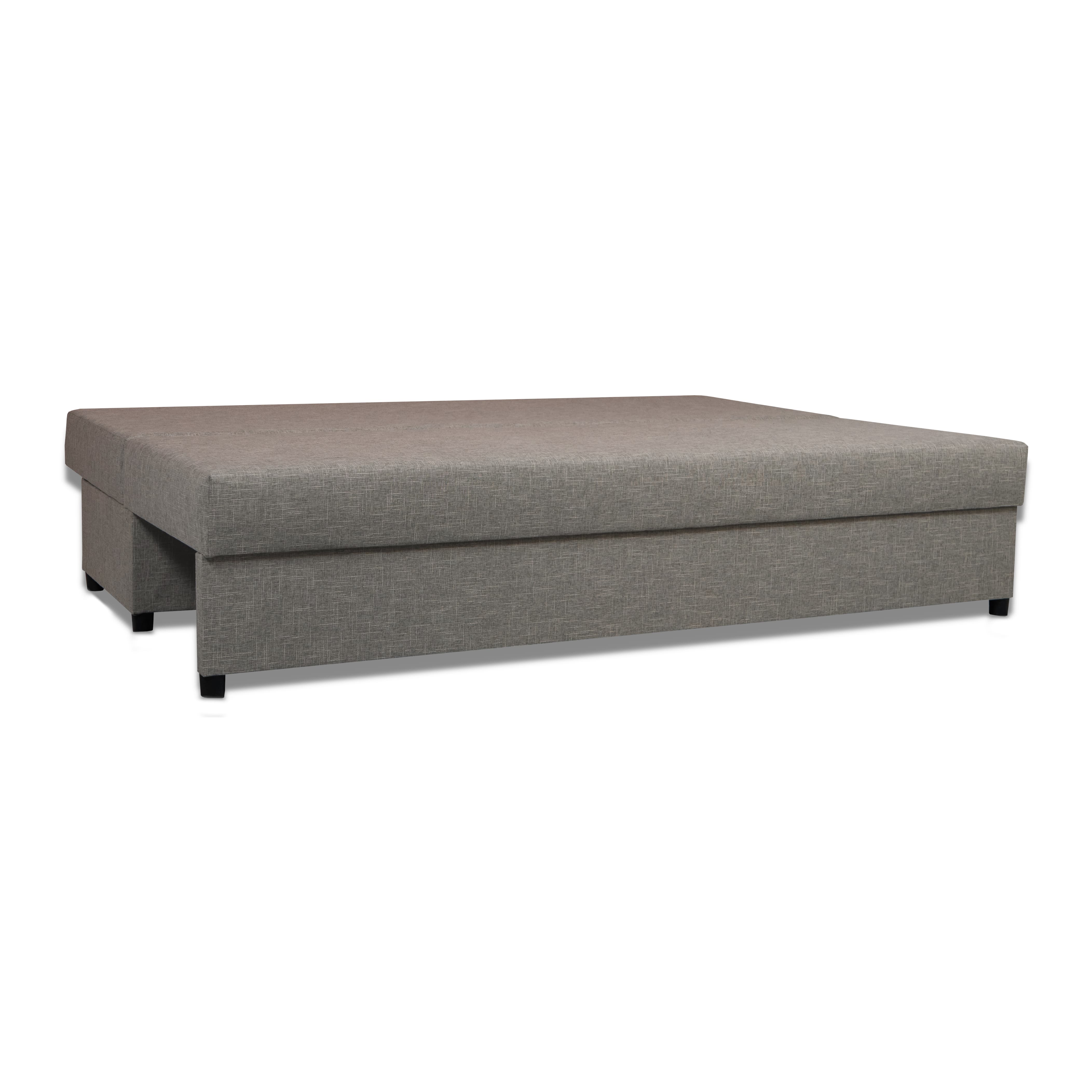 Dīvāns–Gulta Mini Bēšs-pelēks XL (160cm) — foto 5
