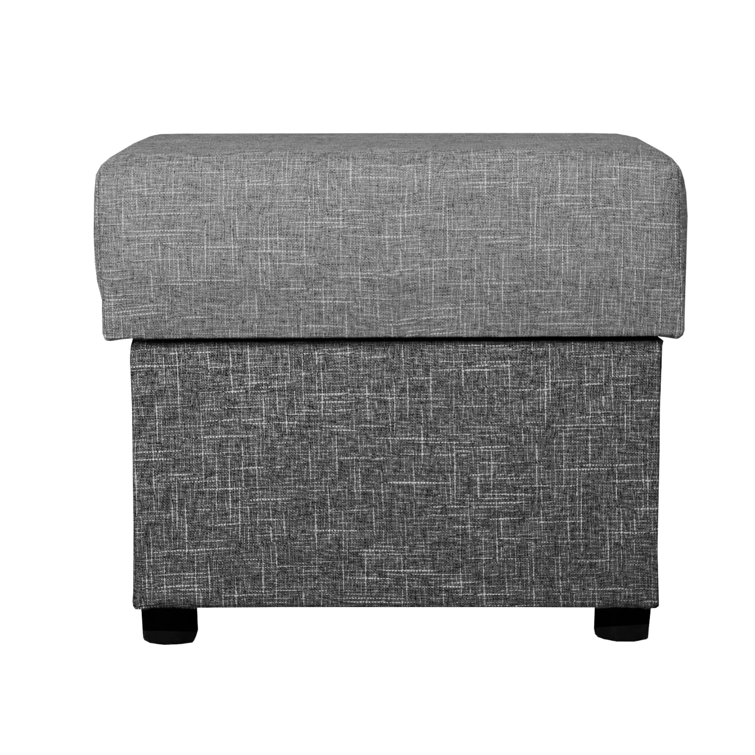 Pouf Tabit Combination of light and dark gray - 4