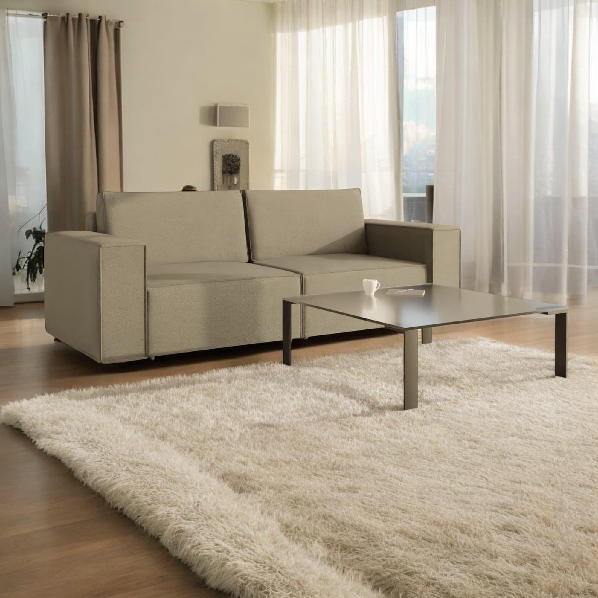 Moduļu divāns Ven n4 Mini Tumši pelēks - 1