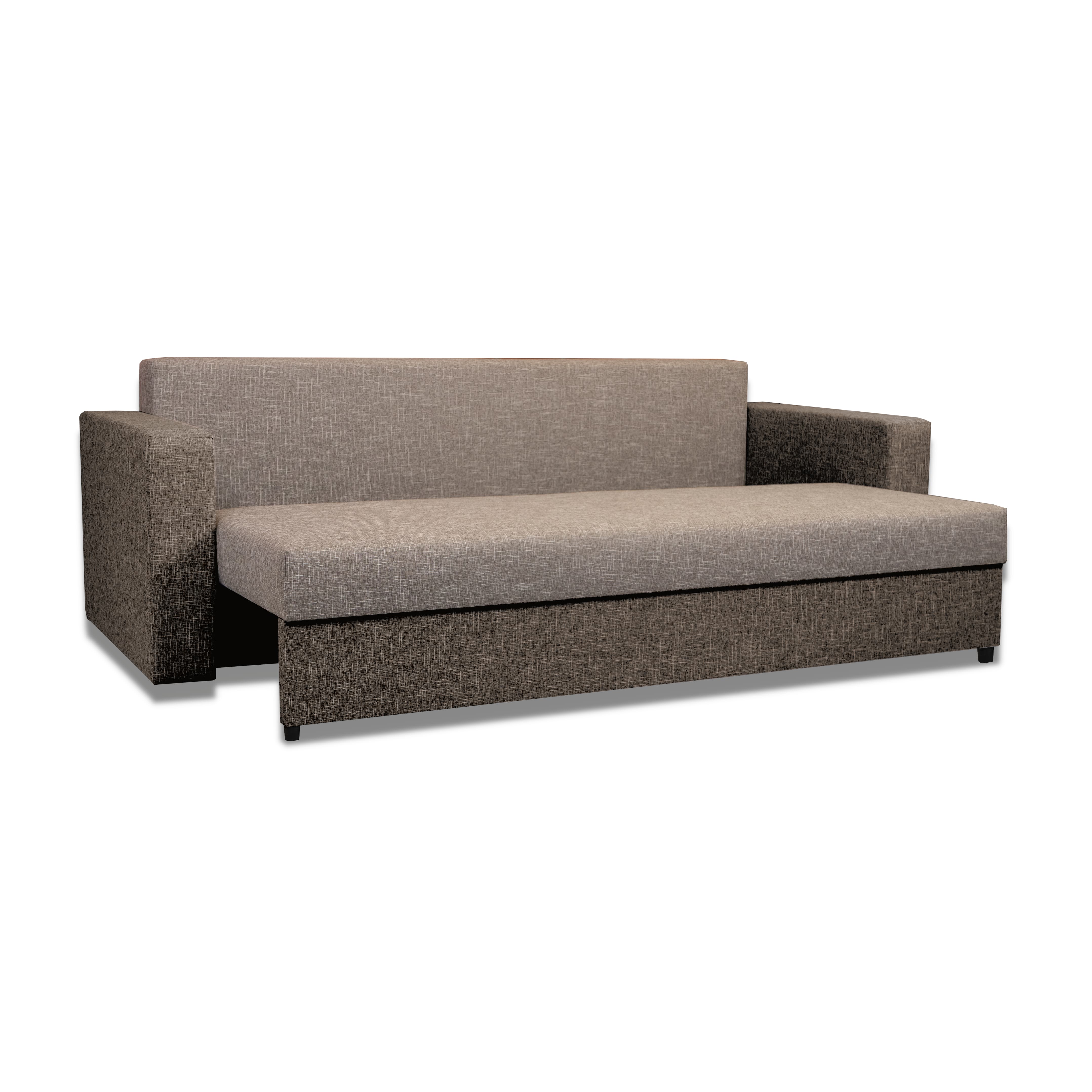 Dīvāns–Gulta Vuran Kombinēts gaišs+tumši bēšs XL (160cm) - 4