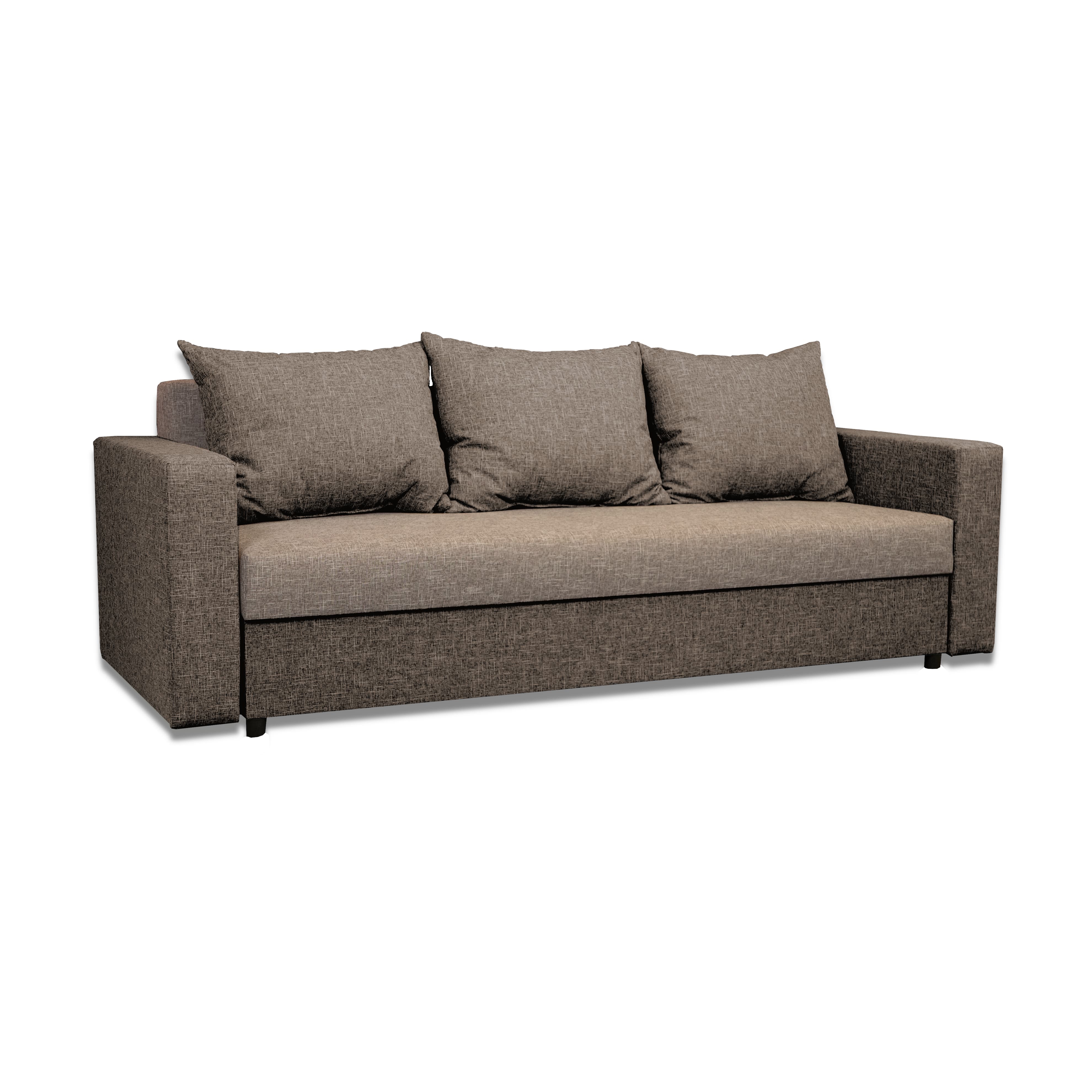 Dīvāns–Gulta Vuran Kombinēts gaišs+tumši bēšs XL (160cm) - 2