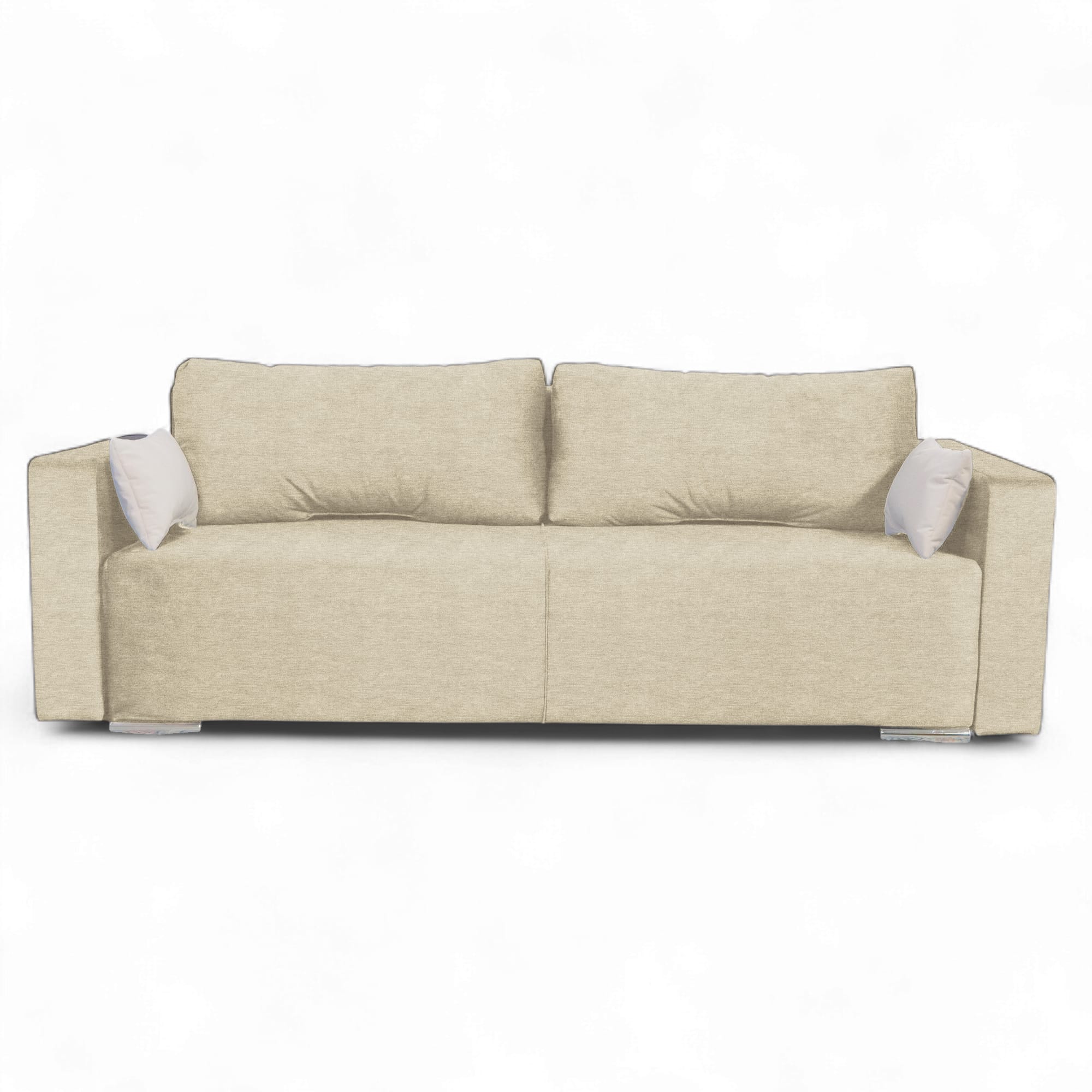 Dīvāns–Gulta Deka+ divans Krēms XL (160cm) - 1
