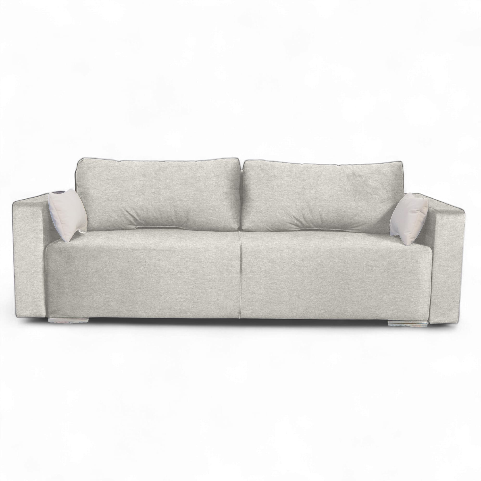 Dīvāns–Gulta Deka+ divans Gaiši pelēka XL (160cm) - 1