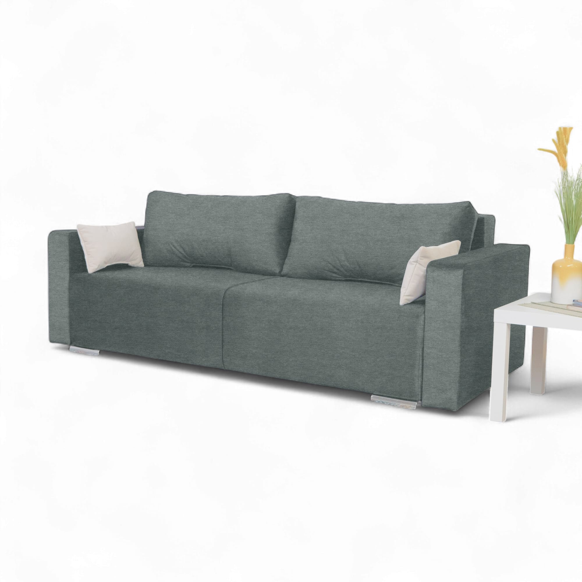 Dīvāns–Gulta Deka+ divans Tumši pelēks XL (160cm) - 2