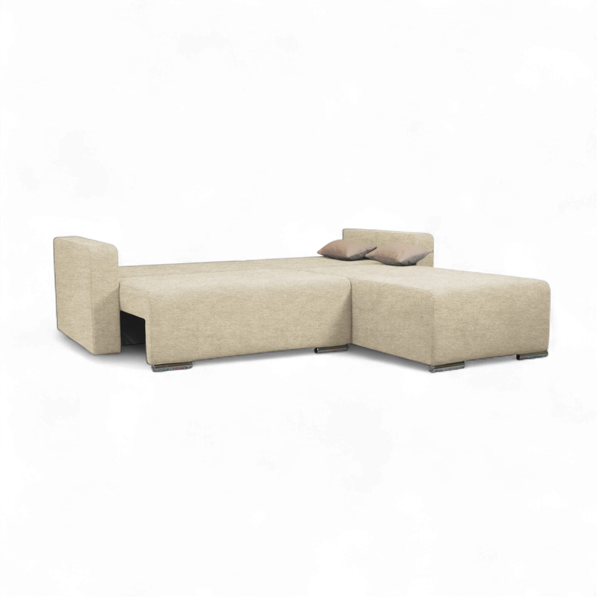 Stūra dīvāns Deka-Sturis+ Krēms XL (160cm) - 3