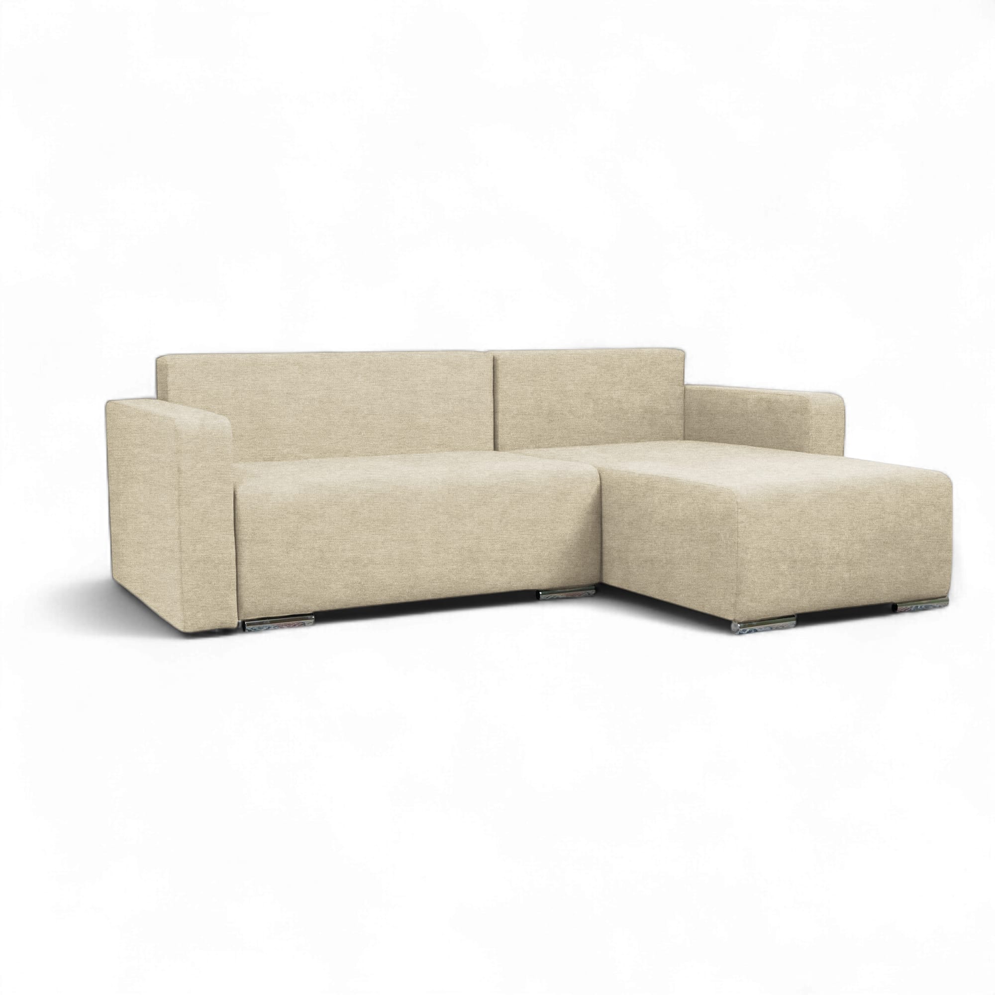 Stūra dīvāns Deka-Sturis+ Krēms XL (160cm) — foto 5