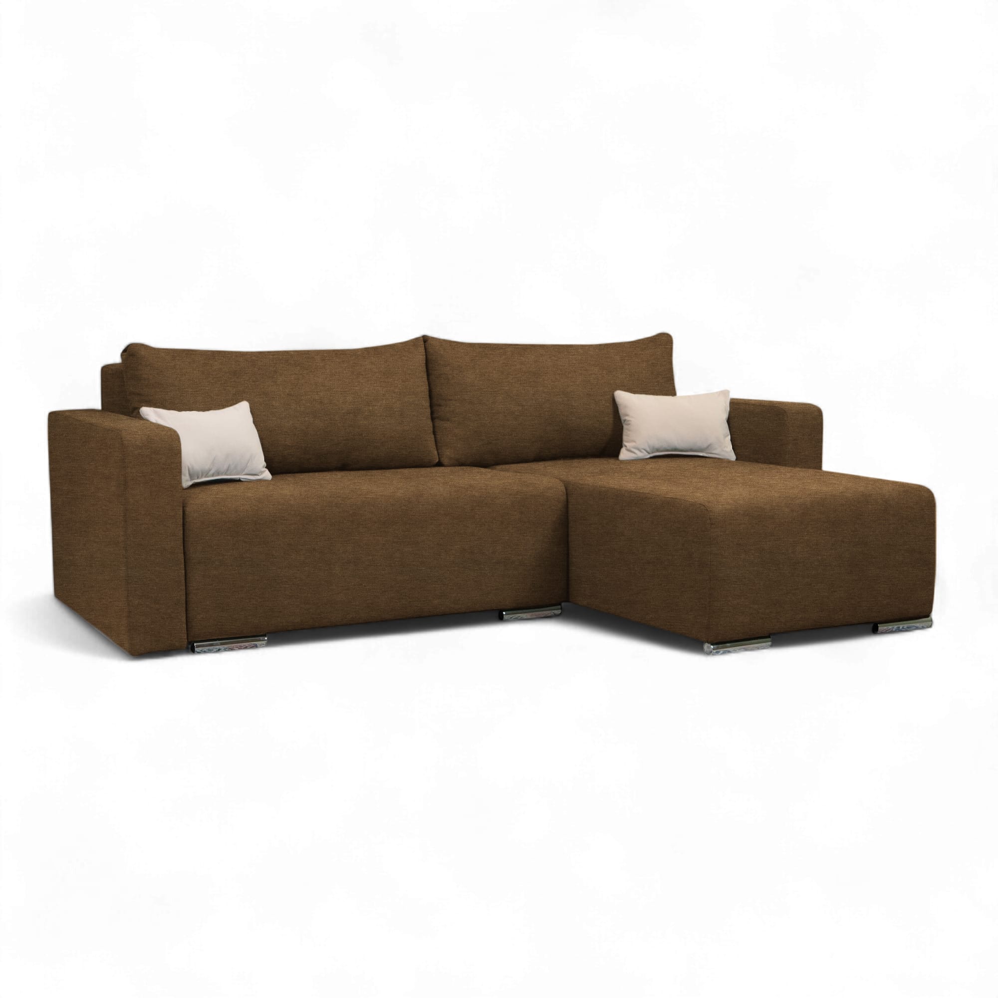 Stūra dīvāns Deka-Sturis+ Brūns XL (160cm) - 2