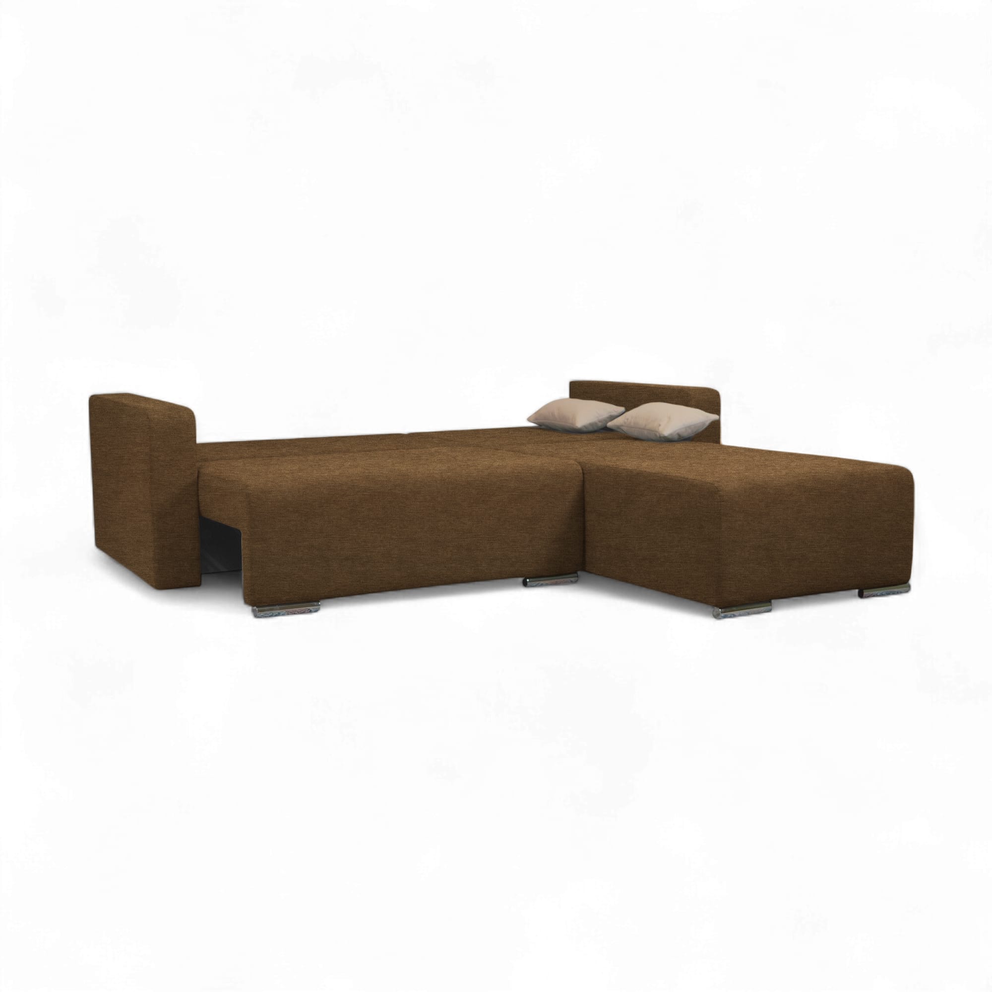 Stūra dīvāns Deka-Sturis+ Brūns XL (160cm) - 3