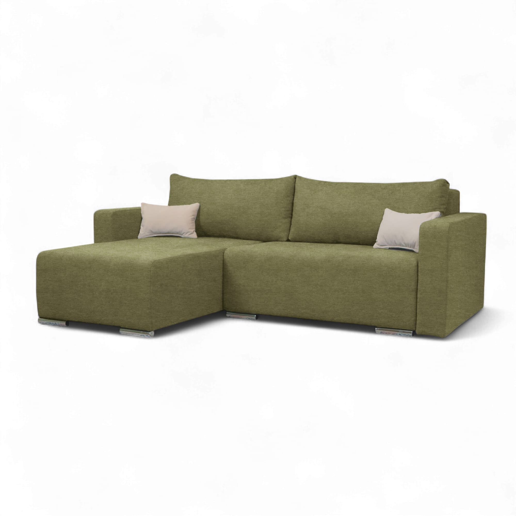 Stūra dīvāns Deka-Sturis+ Zaļš XL (160cm) - 1
