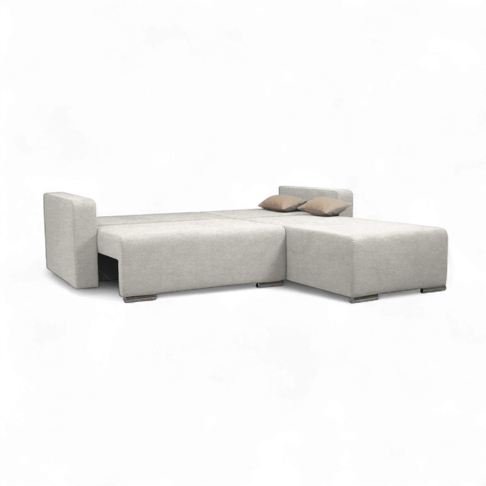 Stūra dīvāns Deka-Sturis+ Gaiši pelēka XL (160cm) - 3