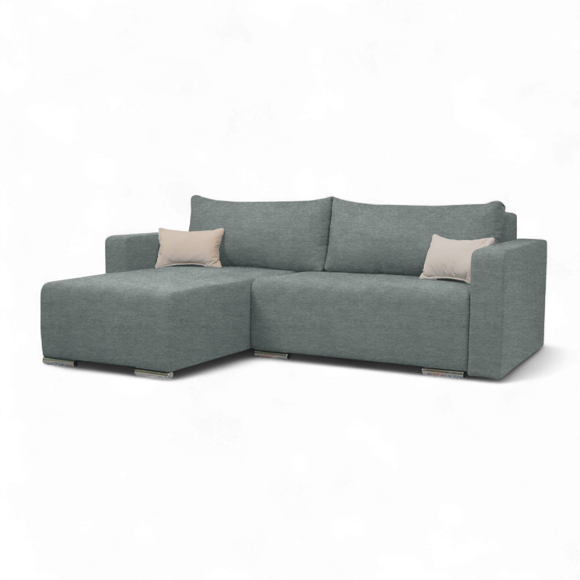 Stūra dīvāns Deka-Sturis+ Tumši pelēks XL (160cm) - 1