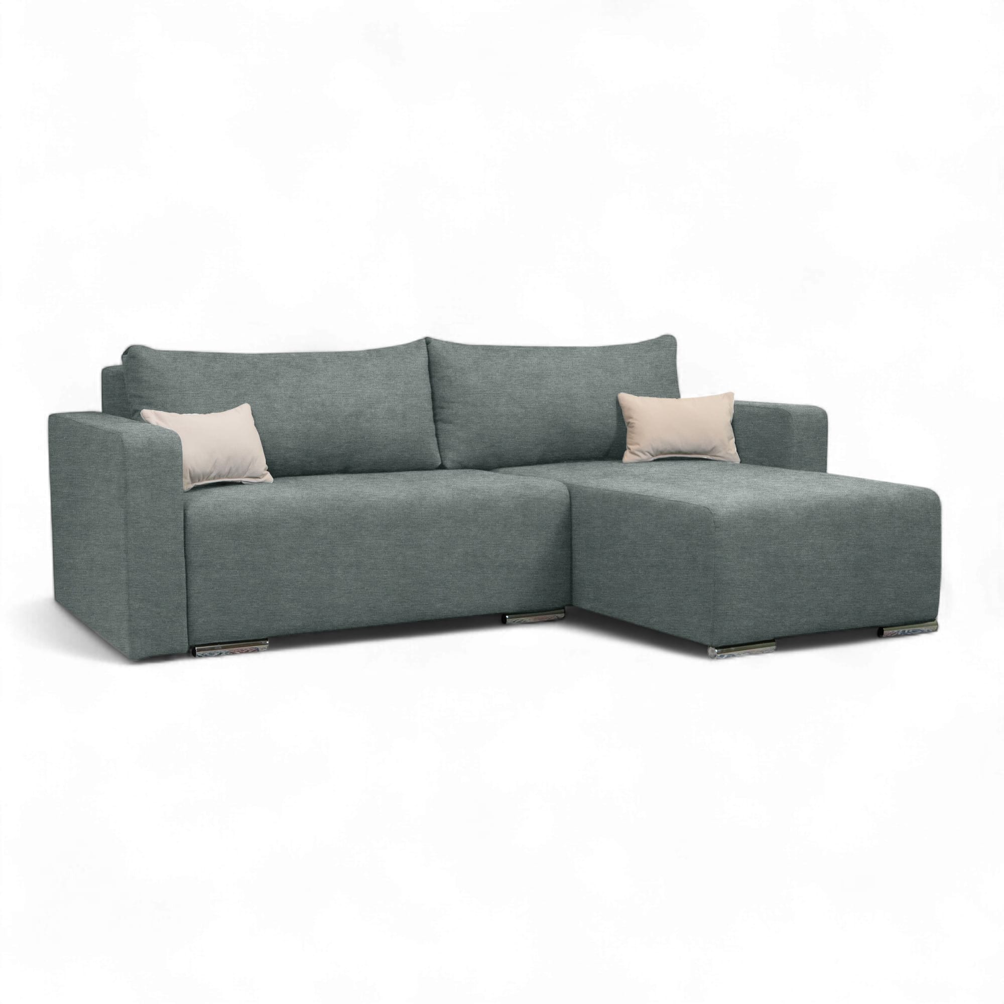 Stūra dīvāns Deka-Sturis+ Tumši pelēks XL (160cm) - 2