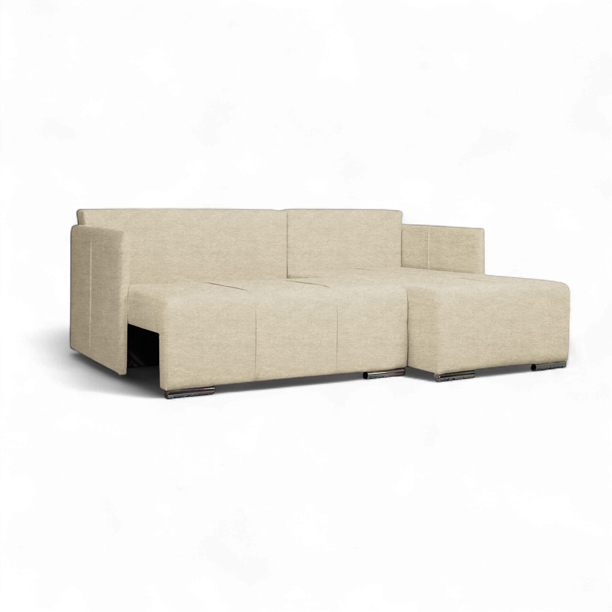 Stūra dīvāns Deka-Sturis Krēms XL (160cm) — foto 5