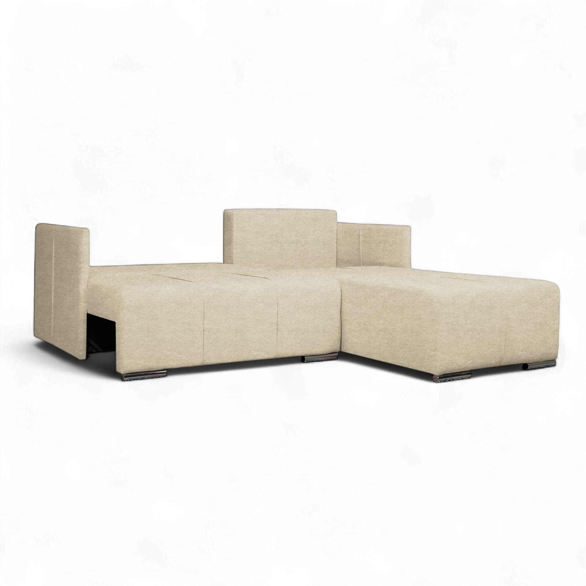 Stūra dīvāns Deka-Sturis Krēms XL (160cm) — foto 6