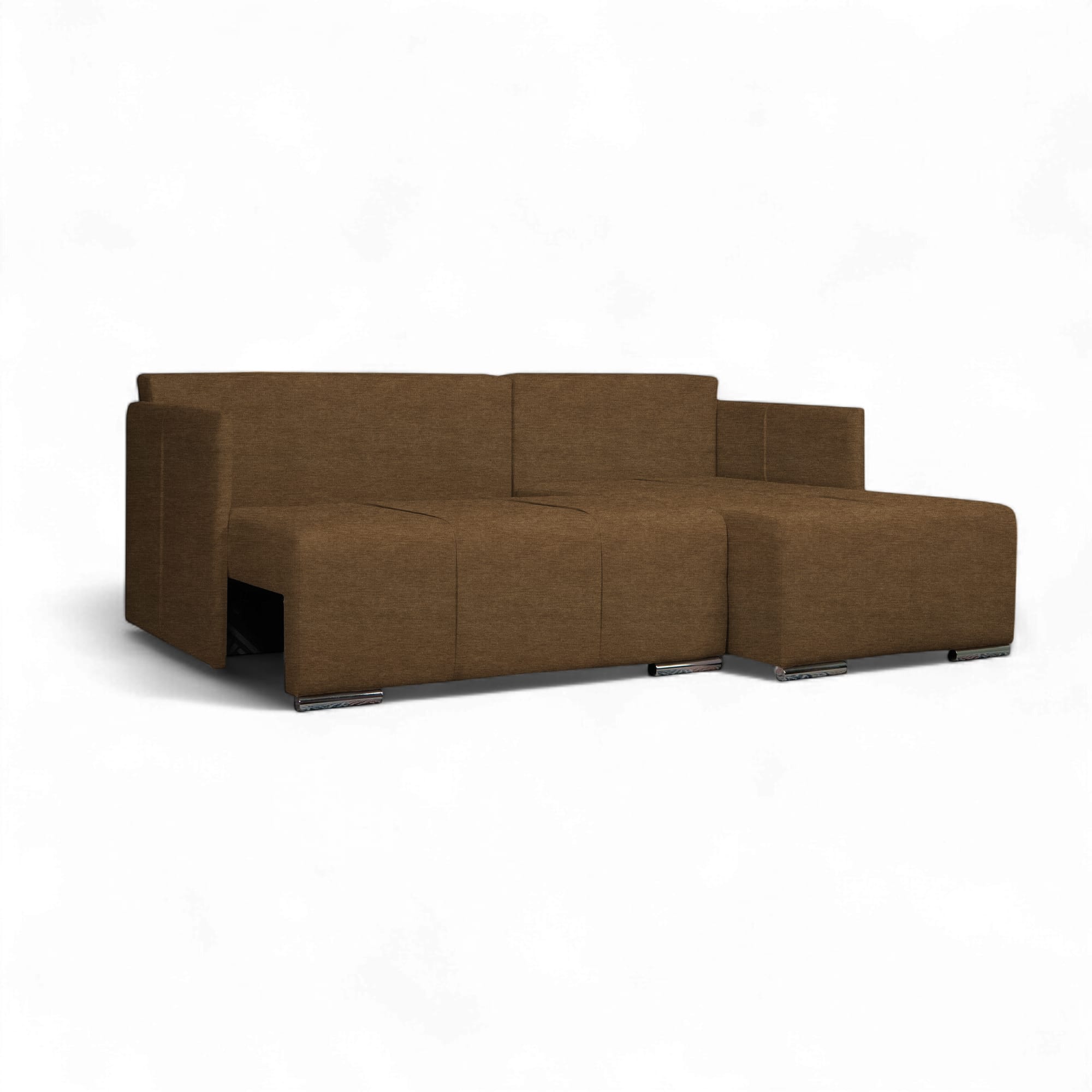 Stūra dīvāns Deka-Sturis Brūns XL (160cm) — foto 5