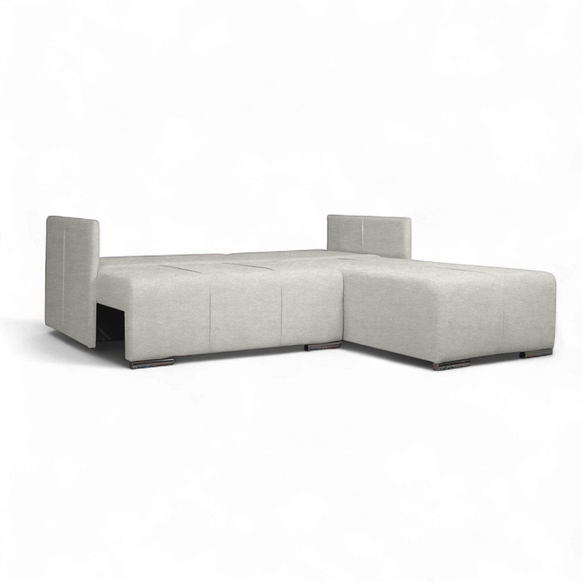 Stūra dīvāns Deka-Sturis Gaiši pelēka XL (160cm) - 3
