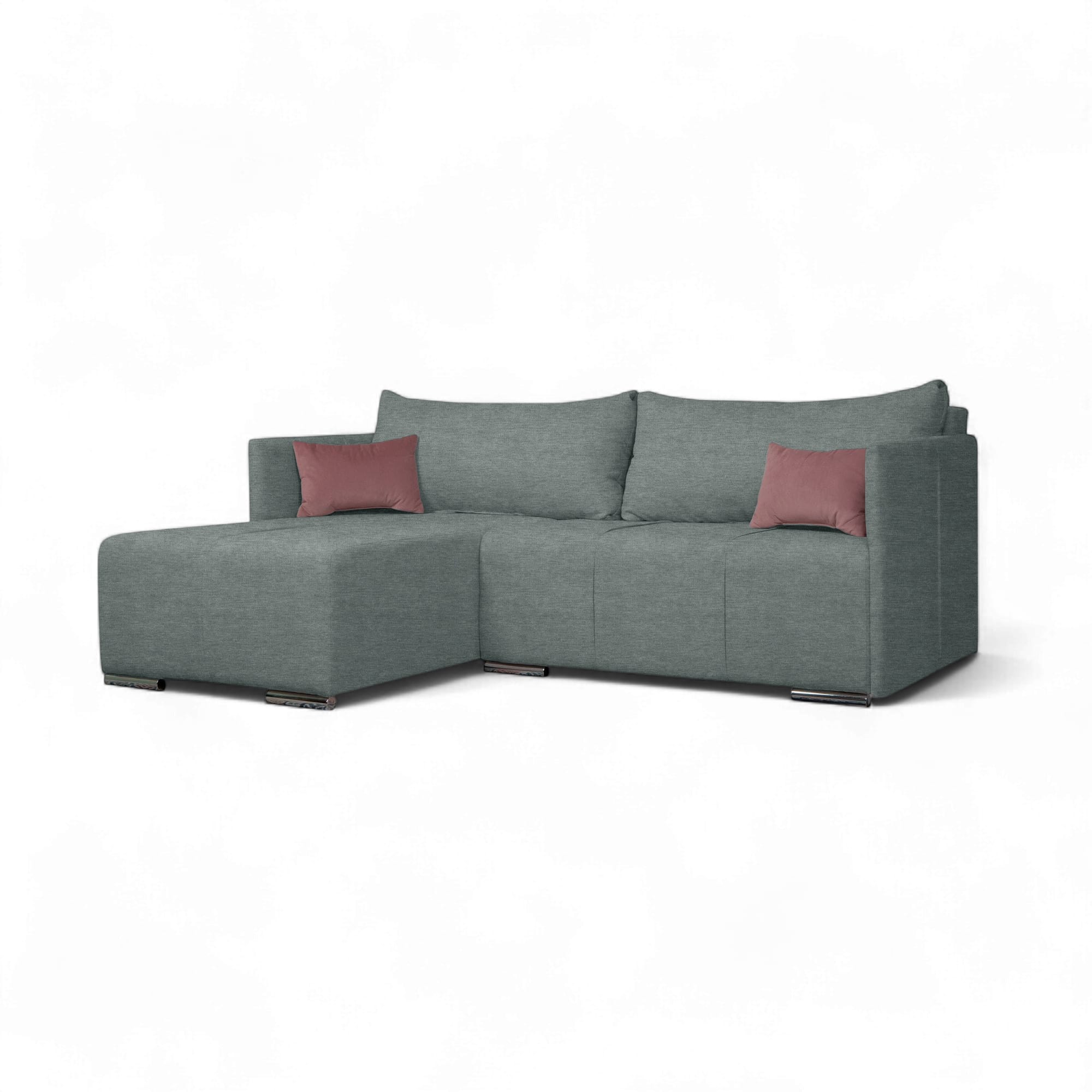 Stūra dīvāns Deka-Sturis Tumši pelēks XL (160cm) - 1