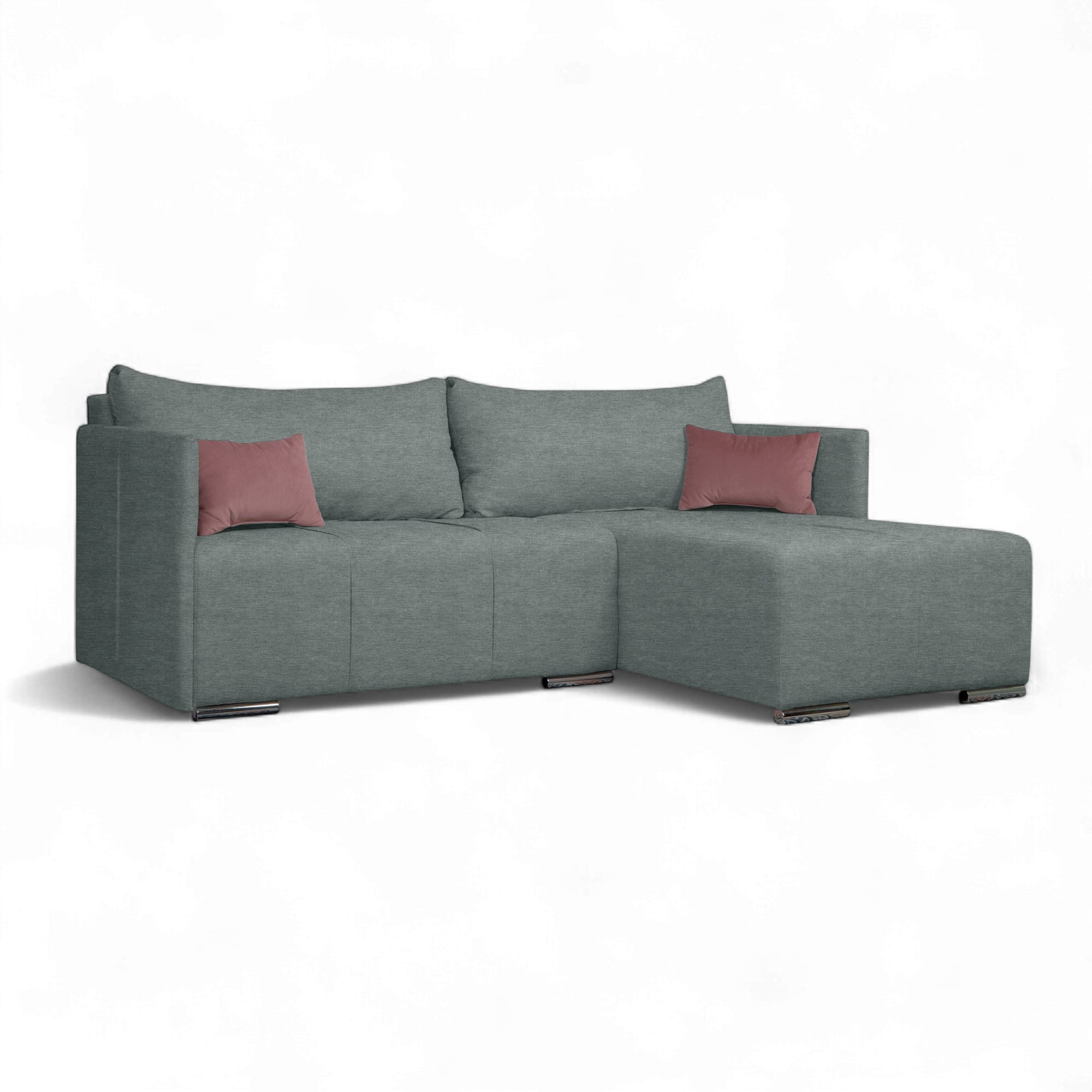 Stūra dīvāns Deka-Sturis Tumši pelēks XL (160cm) - 2
