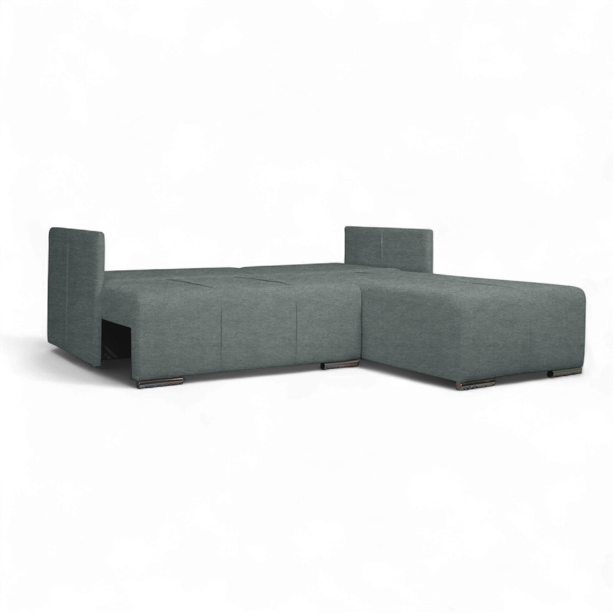 Stūra dīvāns Deka-Sturis Tumši pelēks XL (160cm) - 3