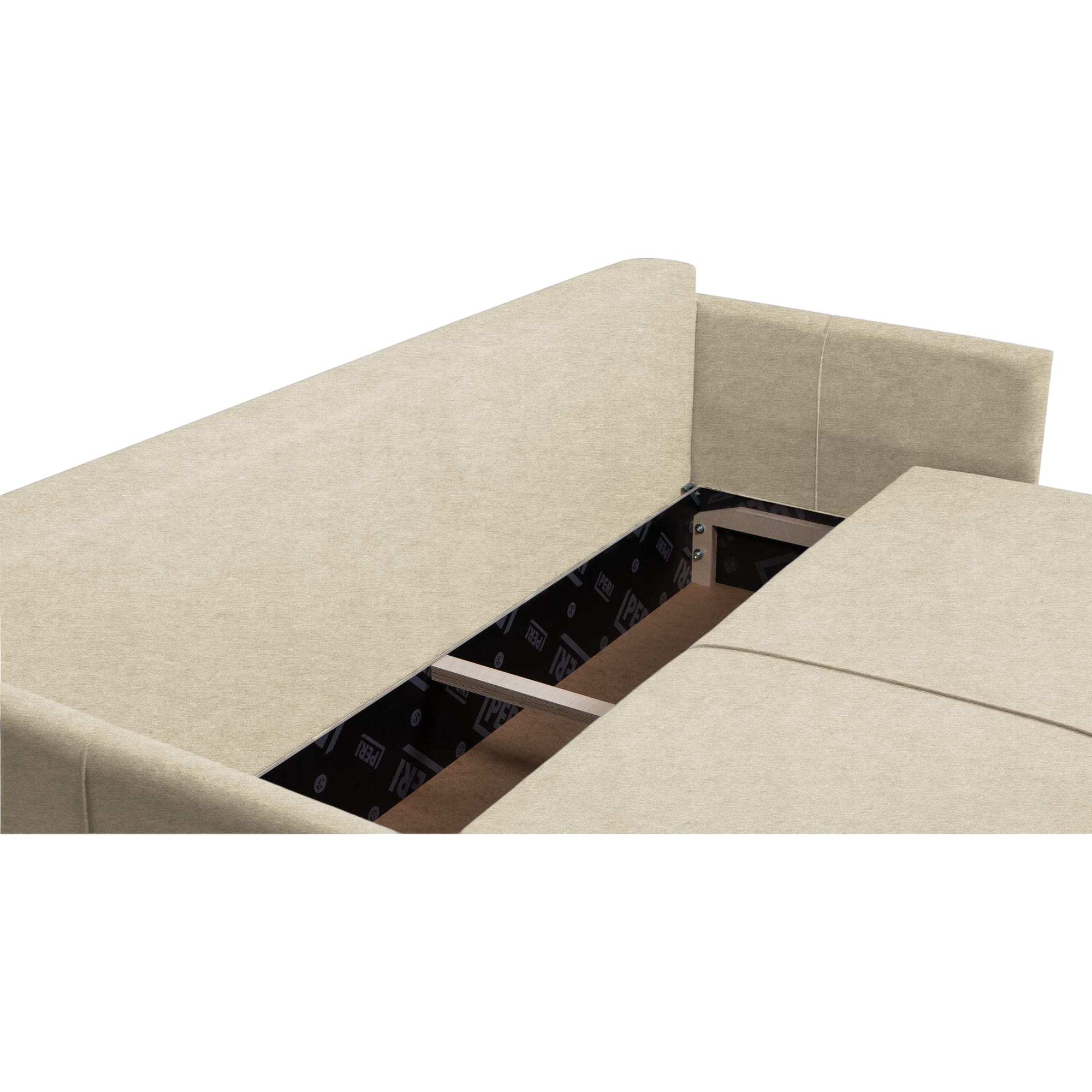 Dīvāns–Gulta Deka divans Krēms XL (160cm) - 3