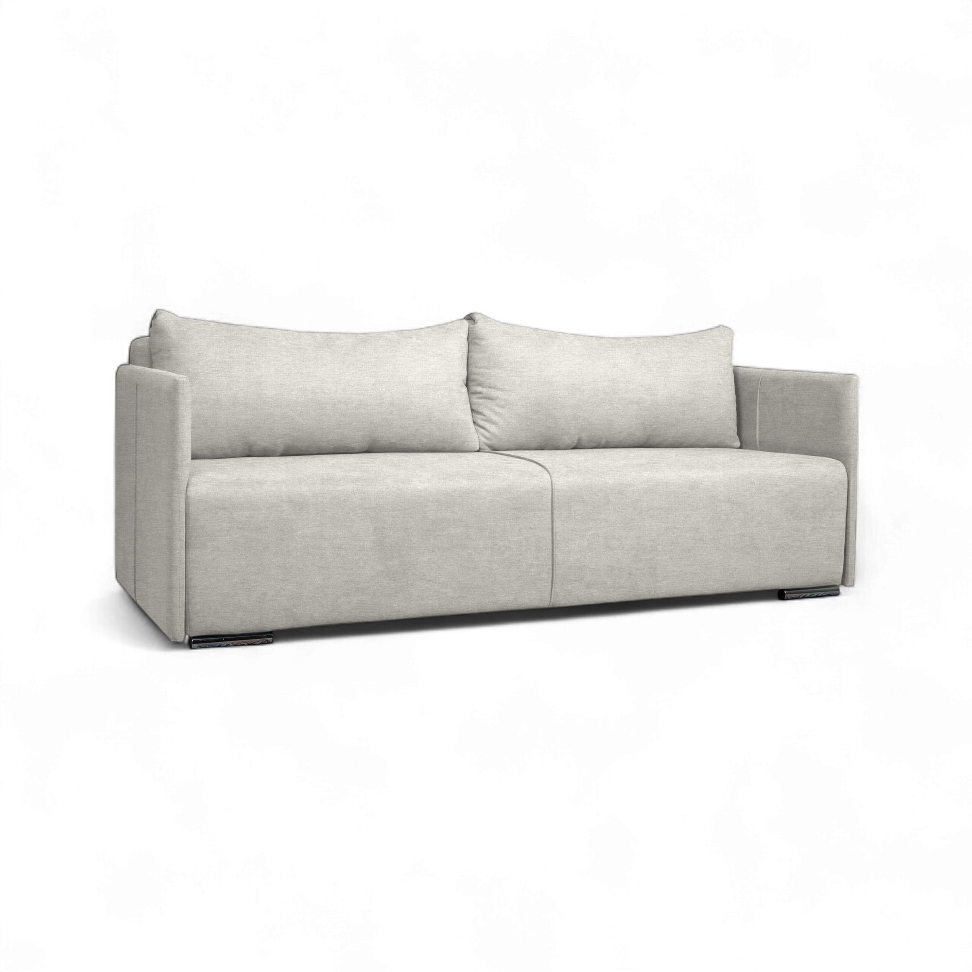 Dīvāns–Gulta Deka divans Gaiši pelēka XL (160cm) - 1