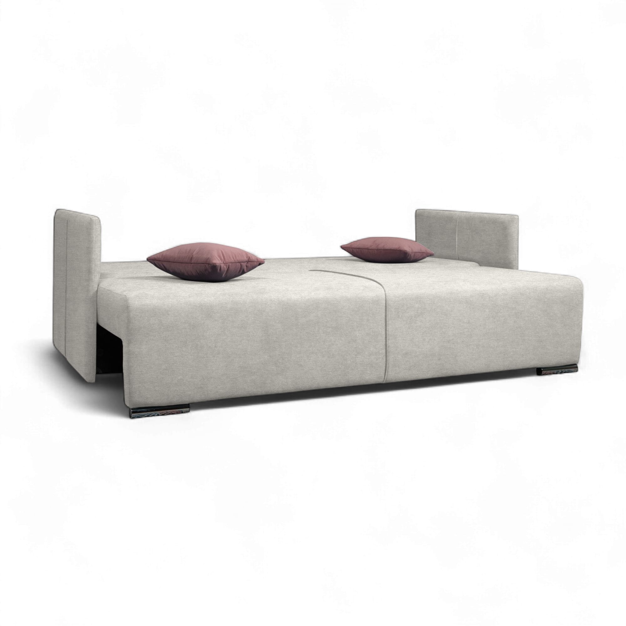 Dīvāns–Gulta Deka divans Gaiši pelēka XL (160cm) - 2