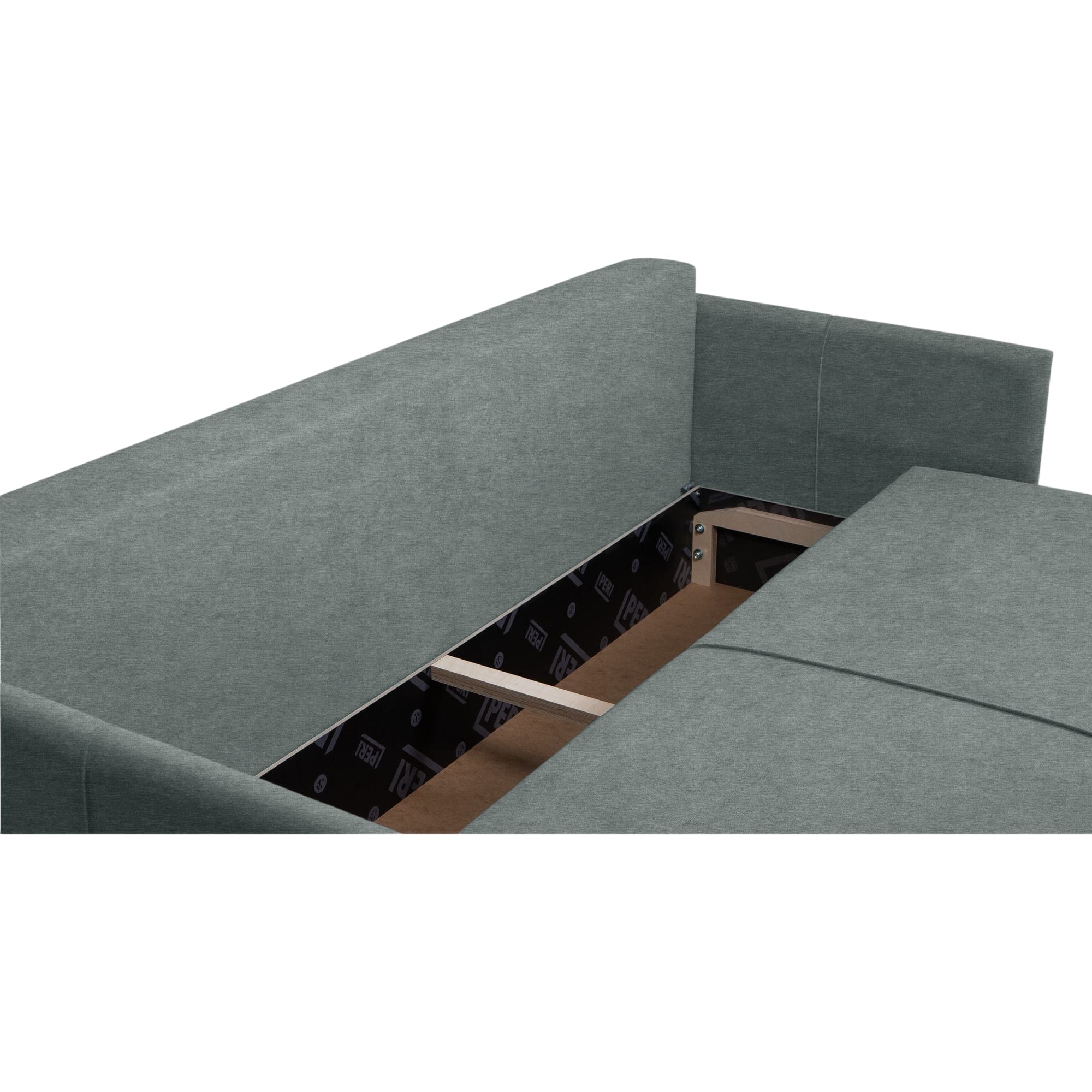 Dīvāns–Gulta Deka divans Tumši pelēks XL (160cm) - 3