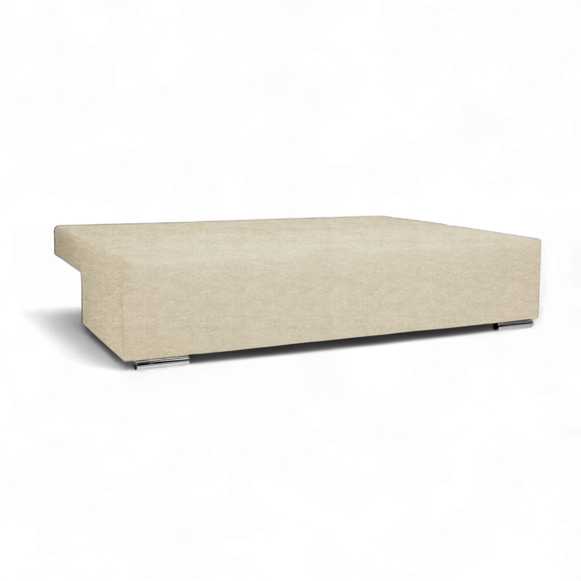 Dīvāns–Gulta Kvadrats Krēms XL (160cm) - 2