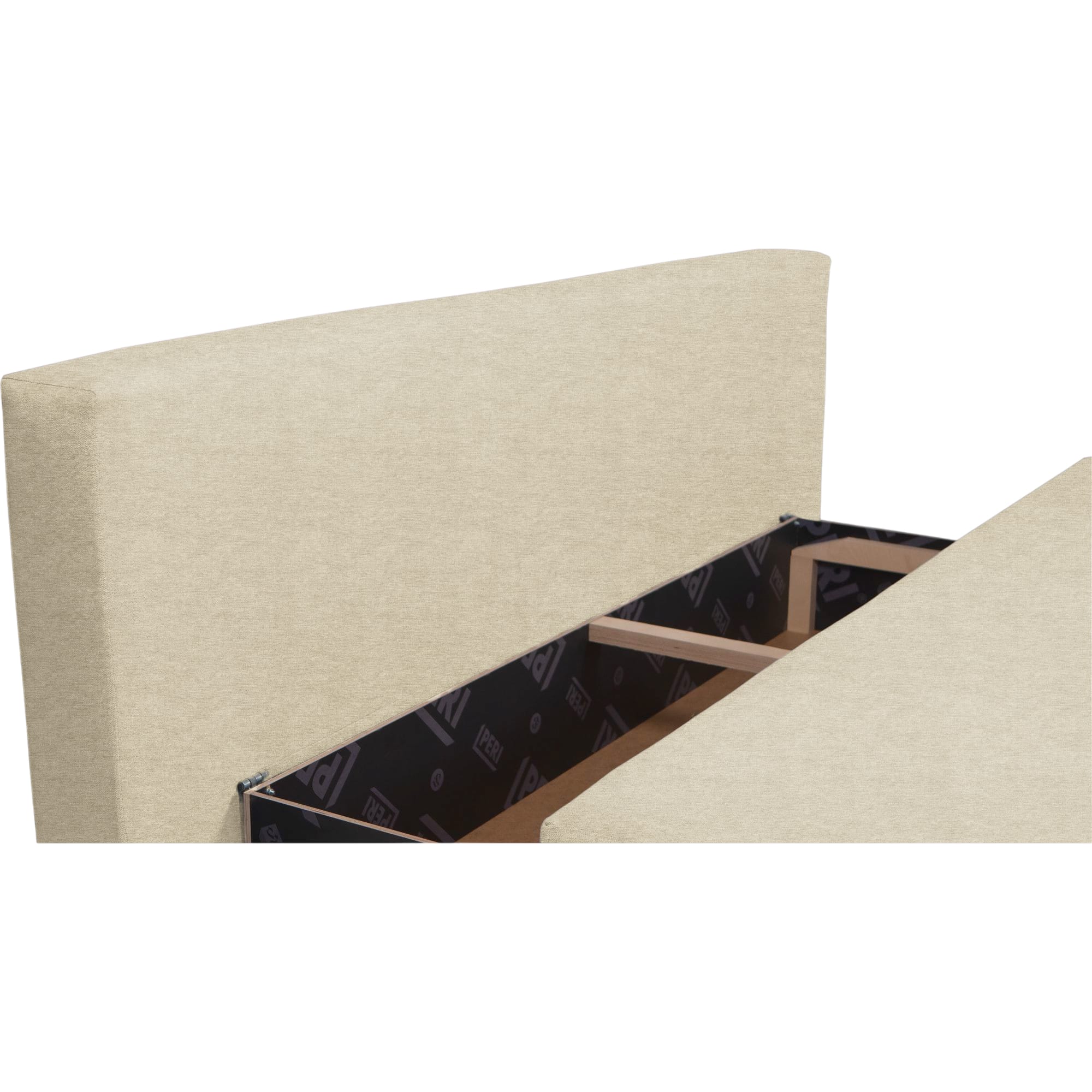 Dīvāns–Gulta Kvadrats Krēms XL (160cm) - 3