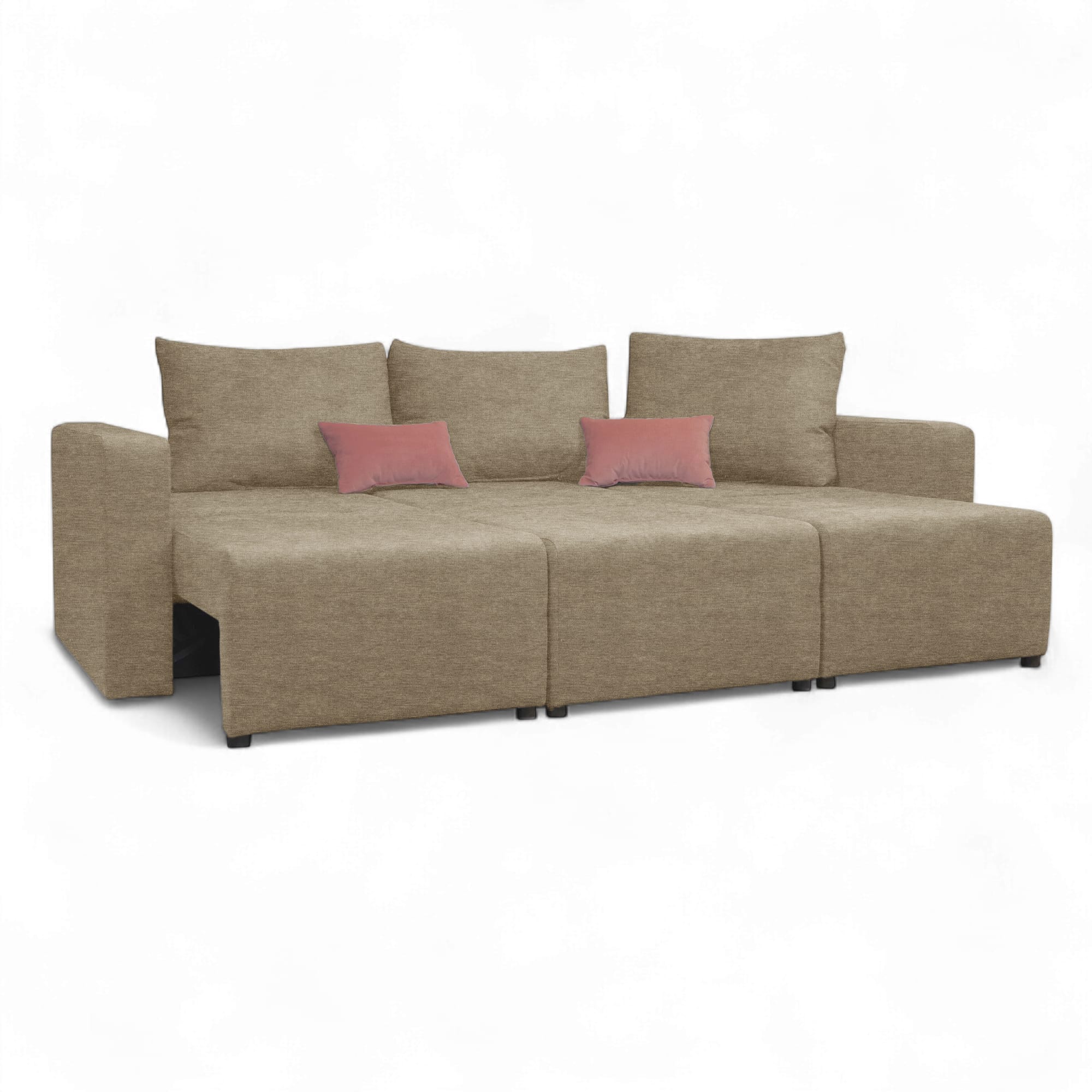 Moduļu dīvāns Modul 2400 Bēšs-pelēks XL (160cm) - 3