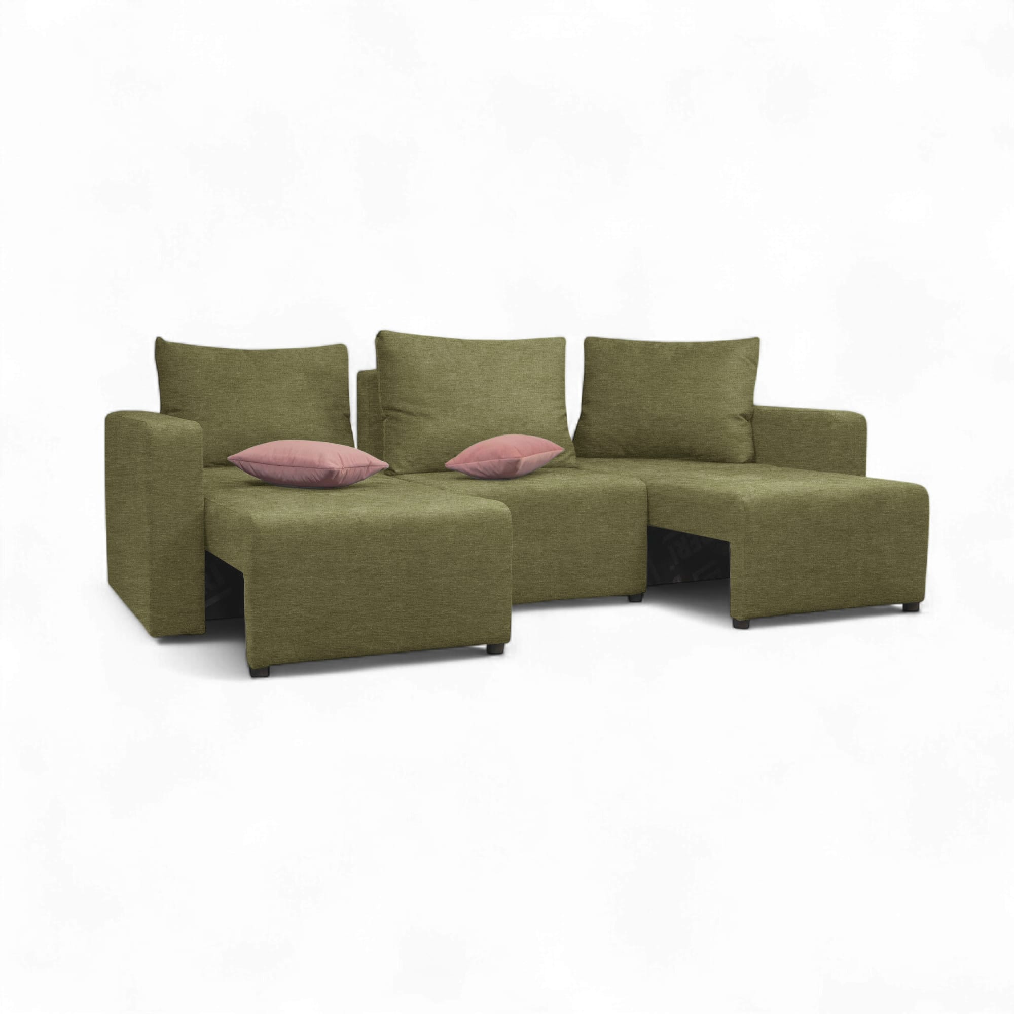 Moduļu dīvāns Modul 2400 Zaļš XL (160cm) - 2
