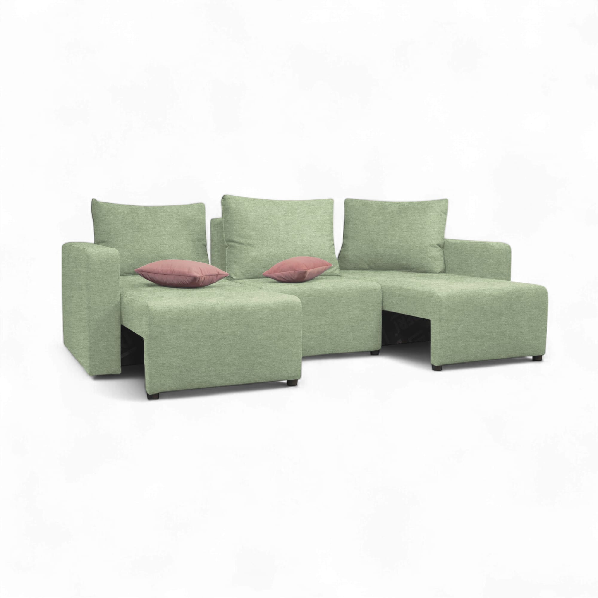 Moduļu dīvāns Modul 2400 Tirkīzs XL (160cm) - 2