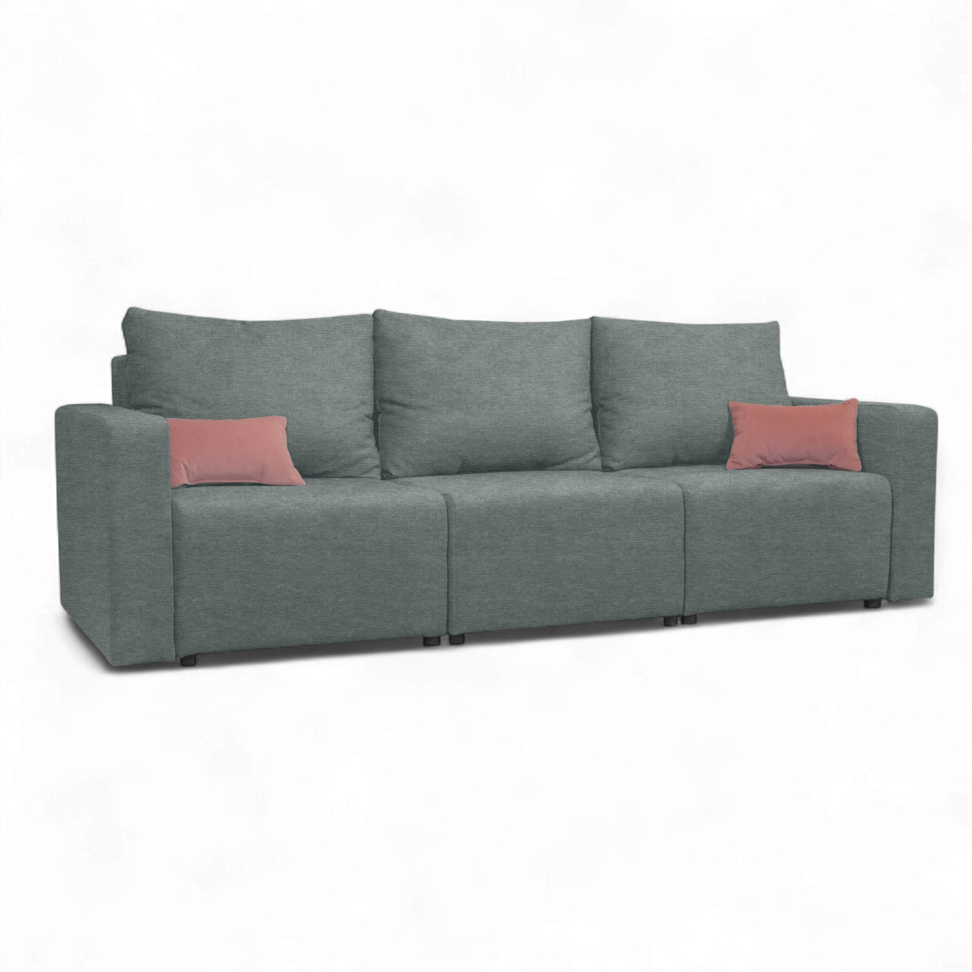 Moduļu dīvāns Modul 2400 Tumši pelēks XL (160cm) - 1