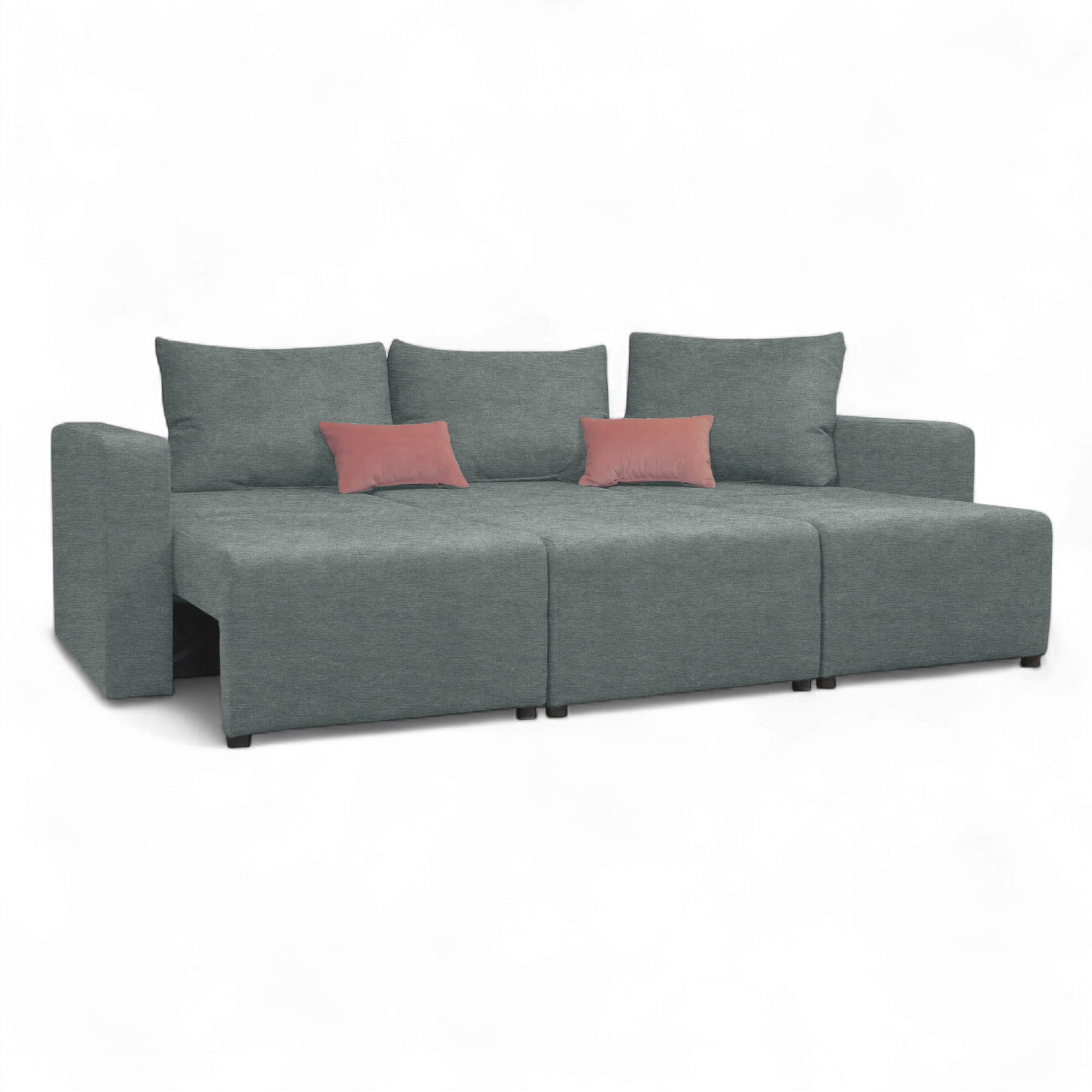 Moduļu dīvāns Modul 2400 Tumši pelēks XL (160cm) - 3