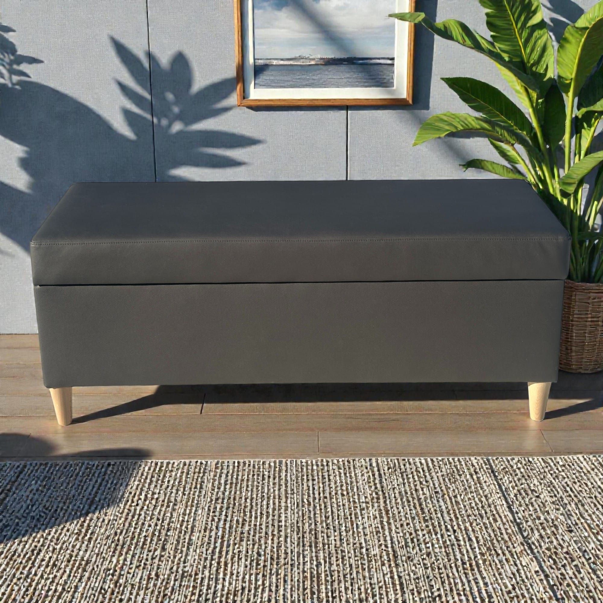 Backless sofa with drawers Nikoletti X Line - 1