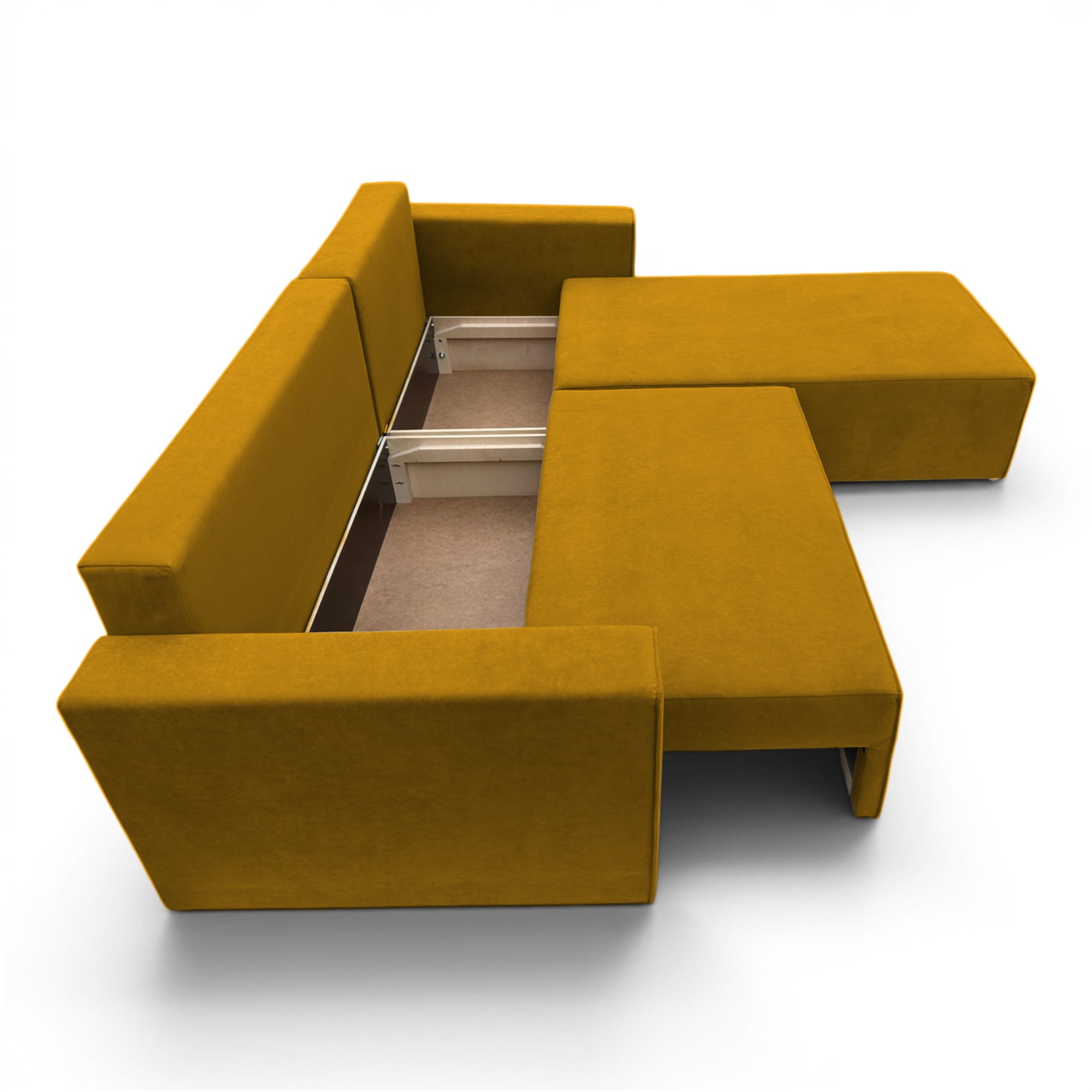 Sofa bed Oreon Mustard — photo 8