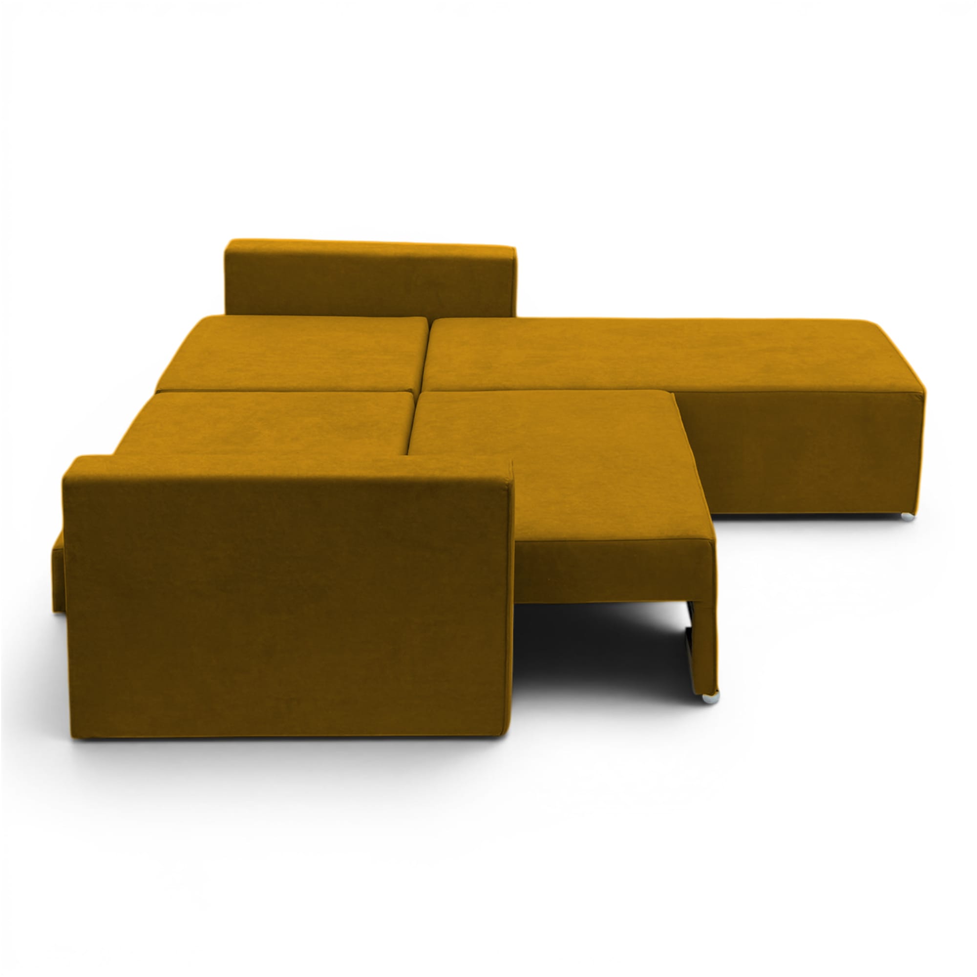 Sofa bed Oreon Mustard — photo 10